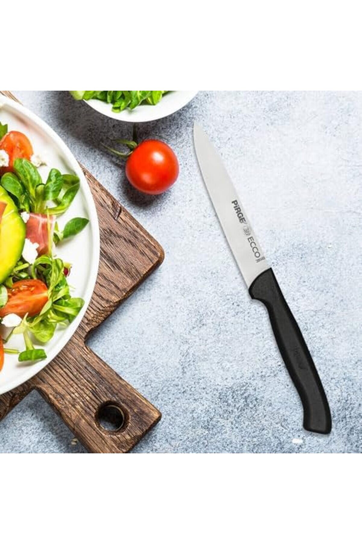 Modashi̇ne Sebze Bıçağı Si̇vri̇ Ecco 38048 12Cm Si̇yah Modascope 1014773