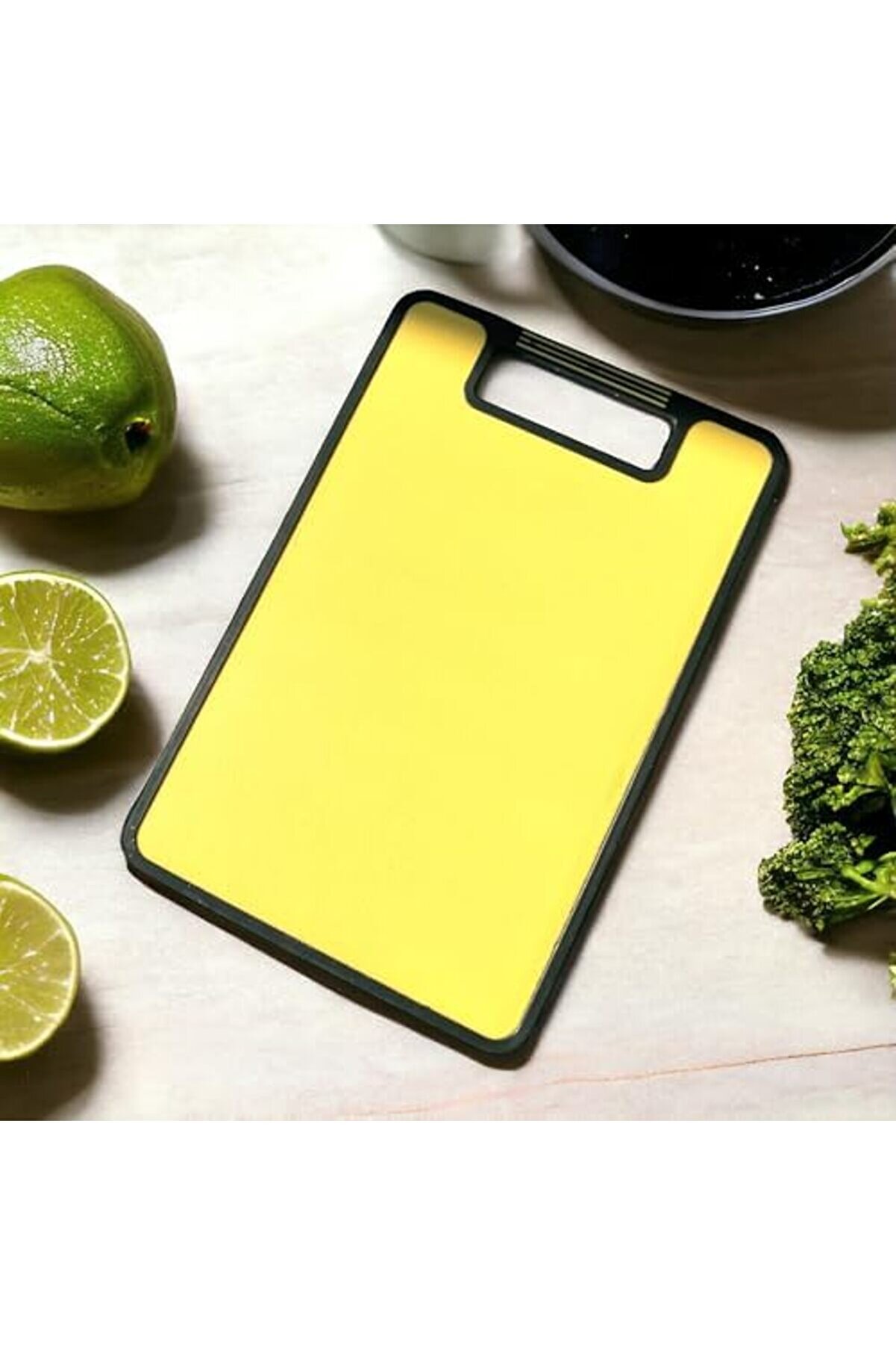 Modashi̇ne Meyve Ve Et Kesme Tahtası- Fosforlu Sarı 29 Cm Modascope 1014773