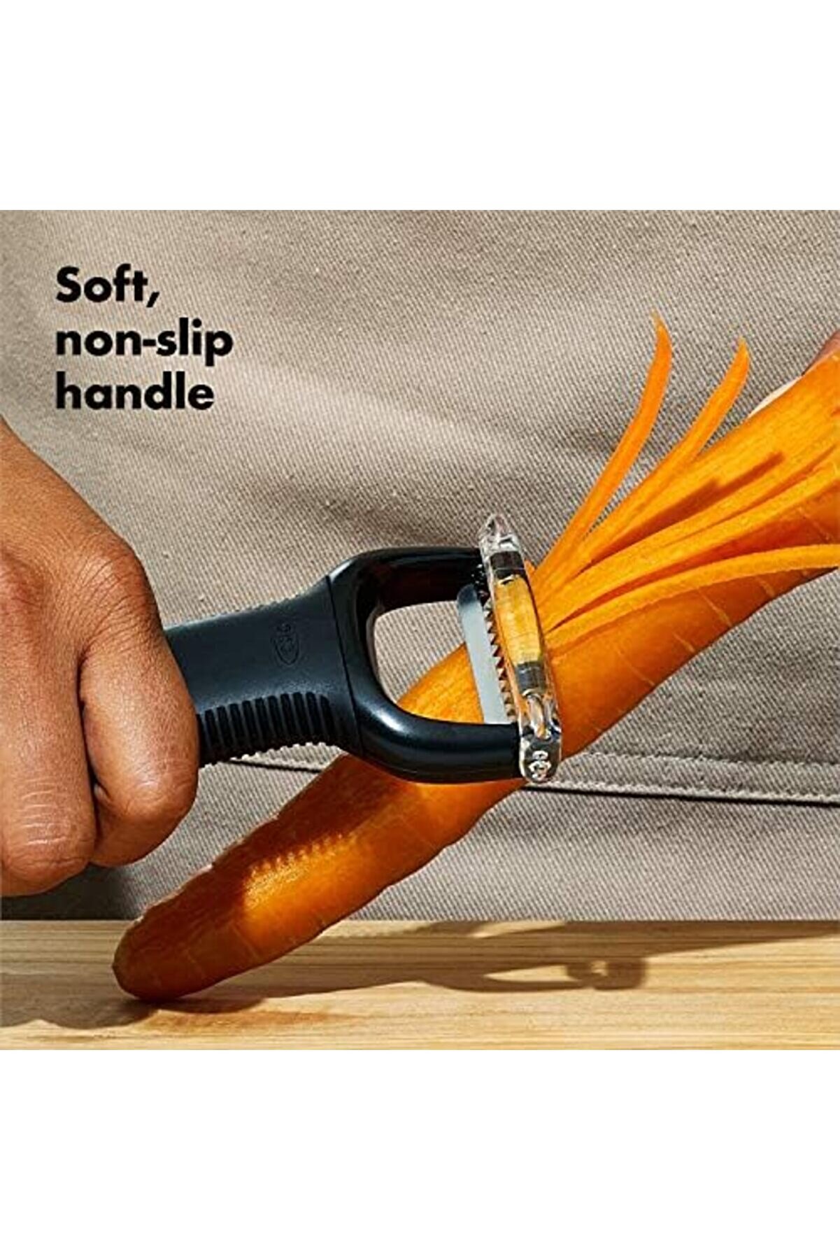 Modashi̇ne Good Gri̇ps Paslanmaz &Ccedil;eli̇kten J&uuml;lyen Şeri̇tler İ&ccedil;i̇n Soyucu, Si̇yah Modascope 1014773