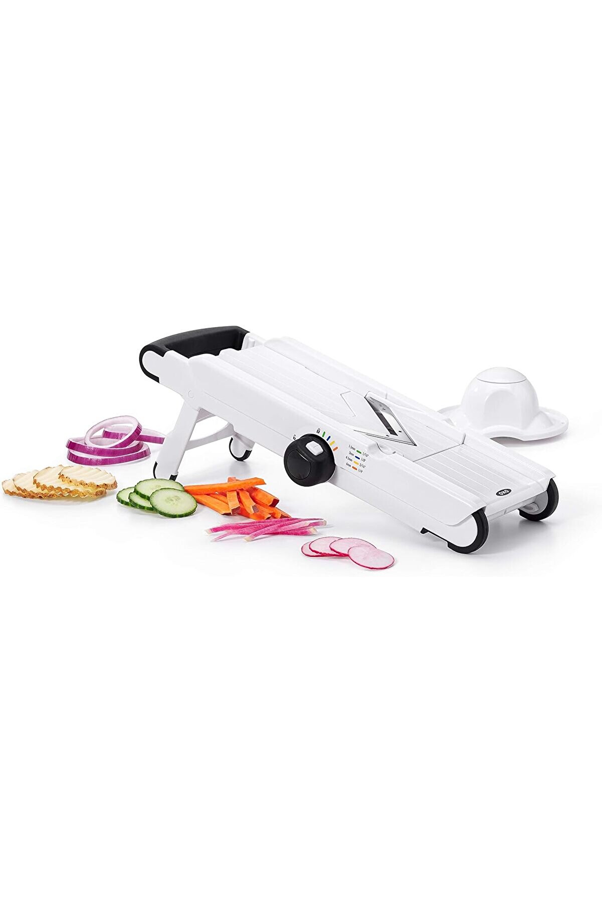 STOREMAX modashine Good Grips Paslanmaz Çelik V-Bıçaklı Sebze Dilimleyicisi/Mutfak Rendesi modascope 1014773