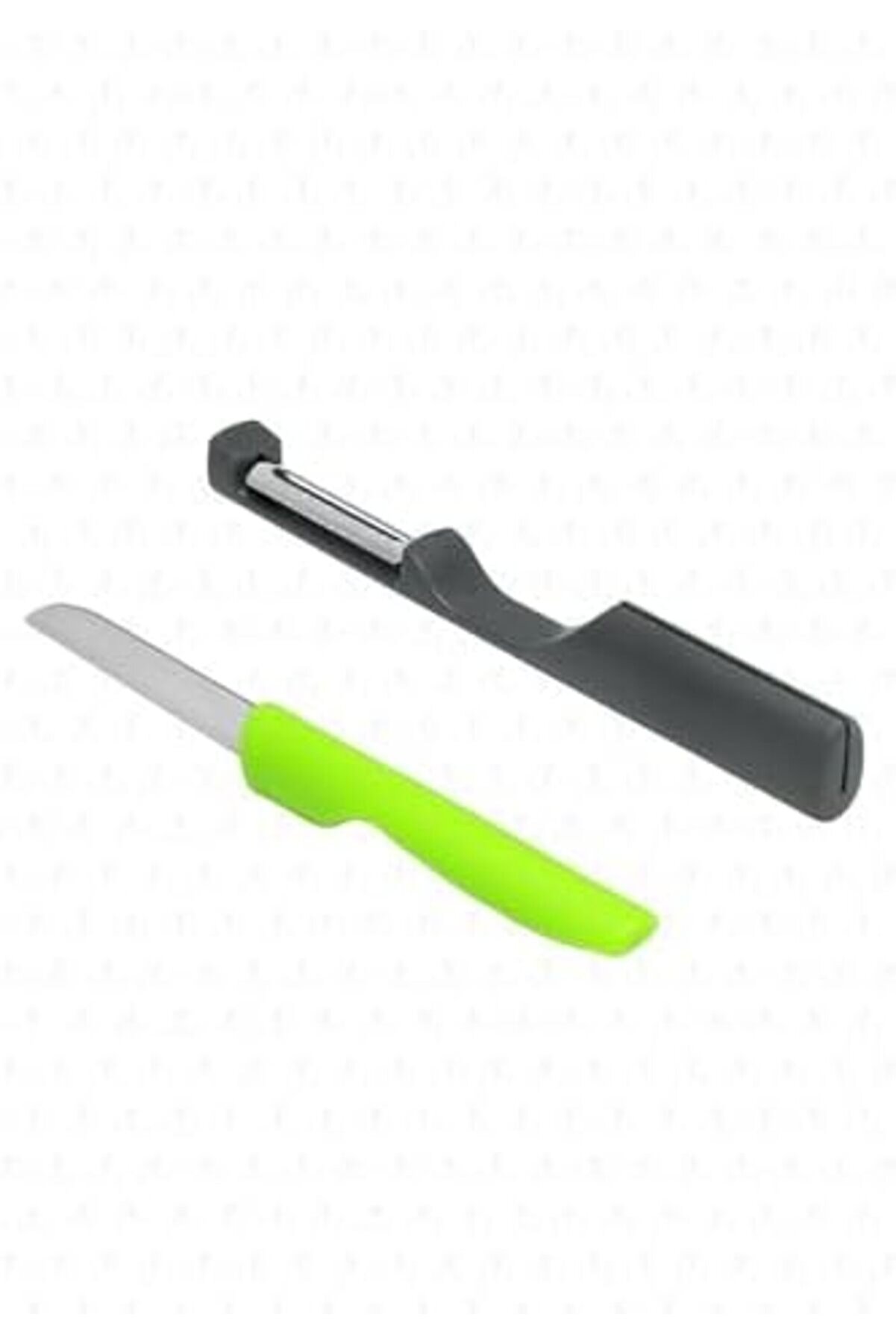 Modashi̇ne Delos 2 İn 1 Paslanmaz Çeli̇k Bıçak Ve Soyacak Seti̇ Yeşi̇l Modascope 1014773