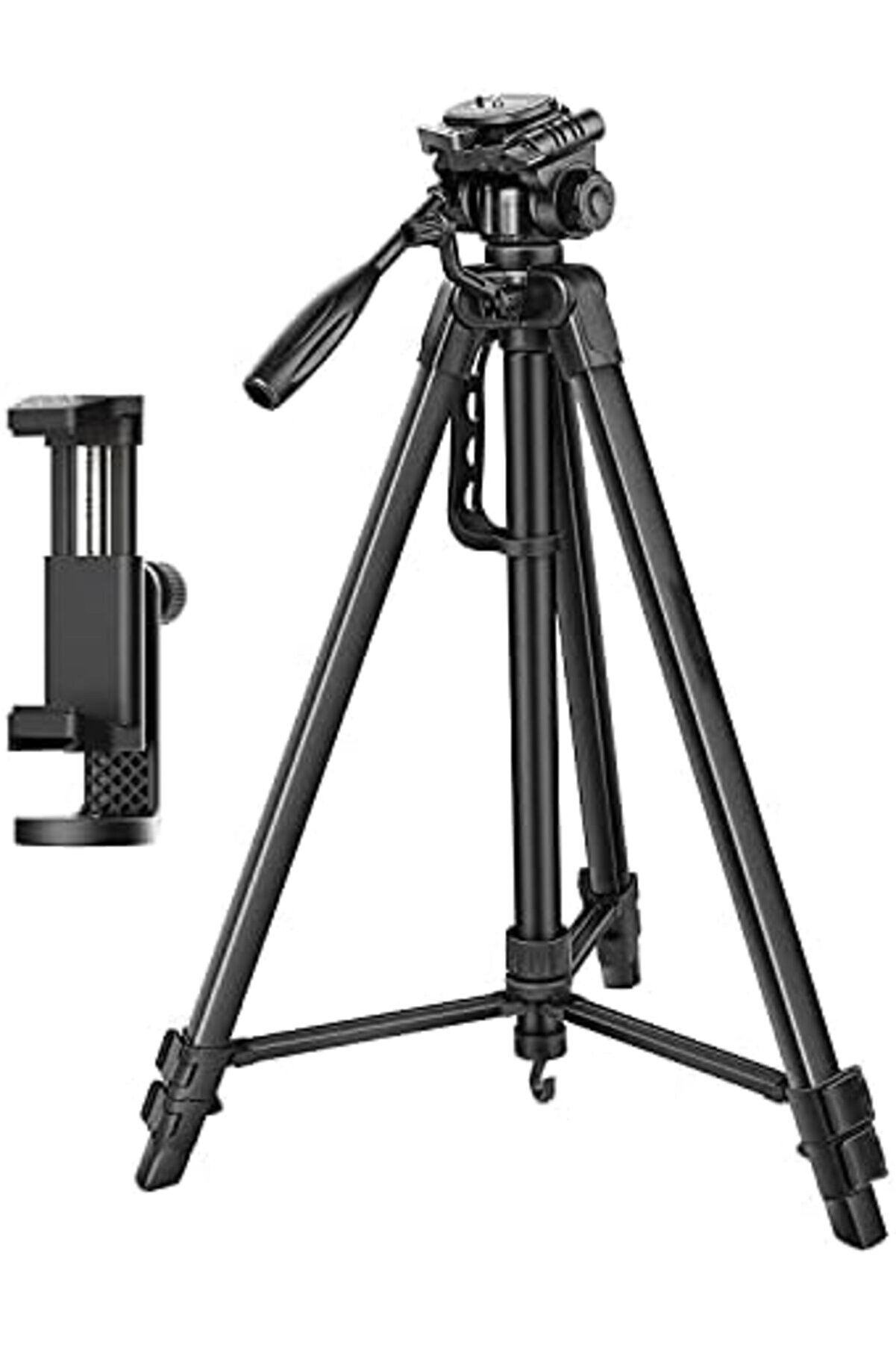 155 Cm Kumandalı Profesyonel Telefon Kamera Tutucu &Ccedil;antalı 1014773