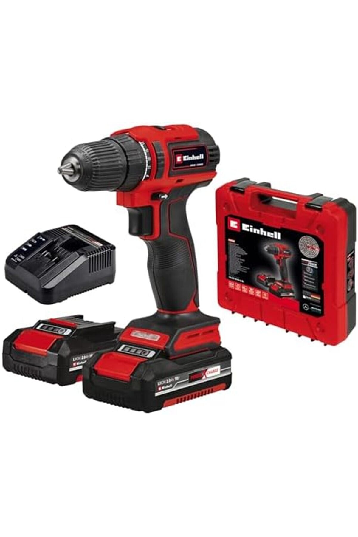 Akülü Vi̇dalama Te-Cd 18/40 Li̇ Bl (2X2,0 Ah) Power X- (Li̇-Ion, 18 V, 40 Nm, Kömürsüz Motor, 2 Vi̇tesli̇