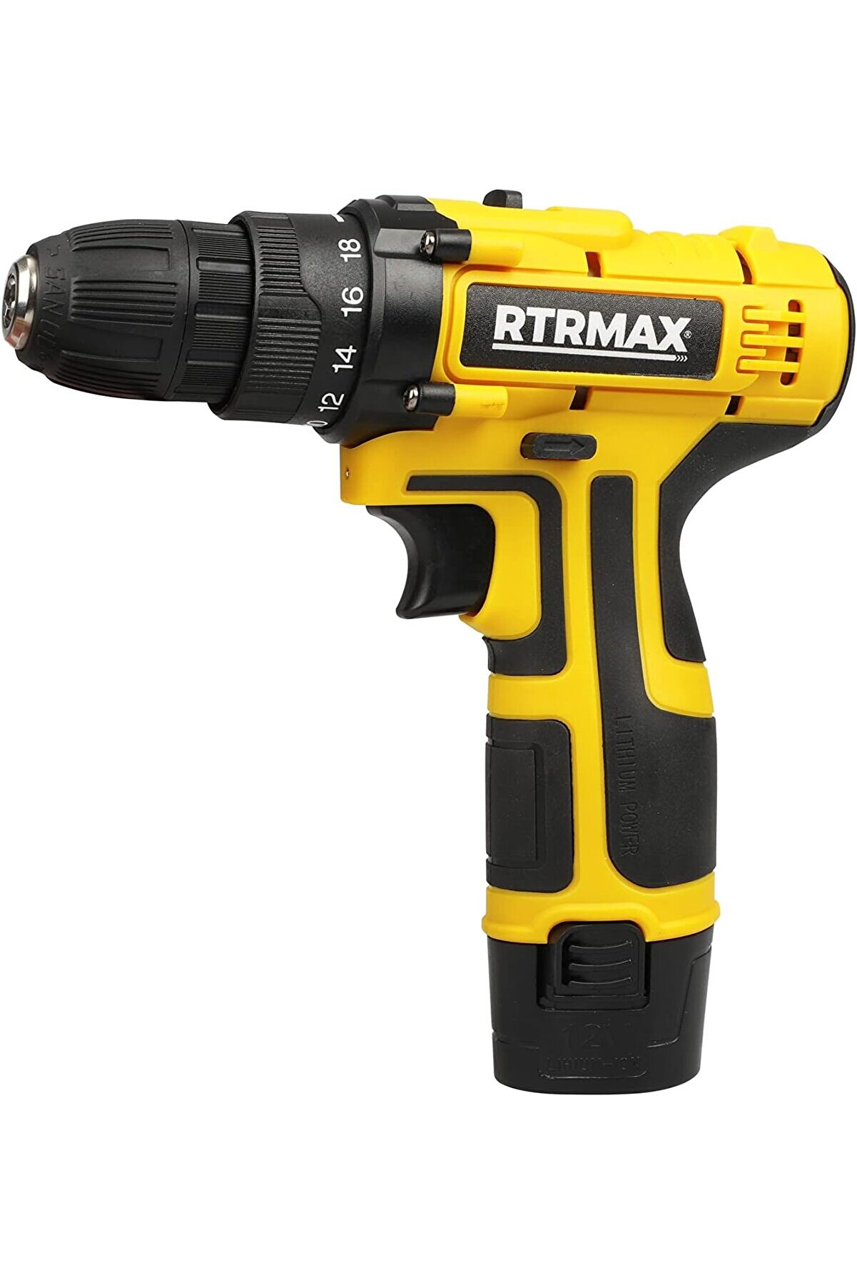 STOREMAX RTM332 12V 1.3Ah Vites Ayarlı Li-Ion Çift Akülü Matkap Vidalama, Sarı 1014773