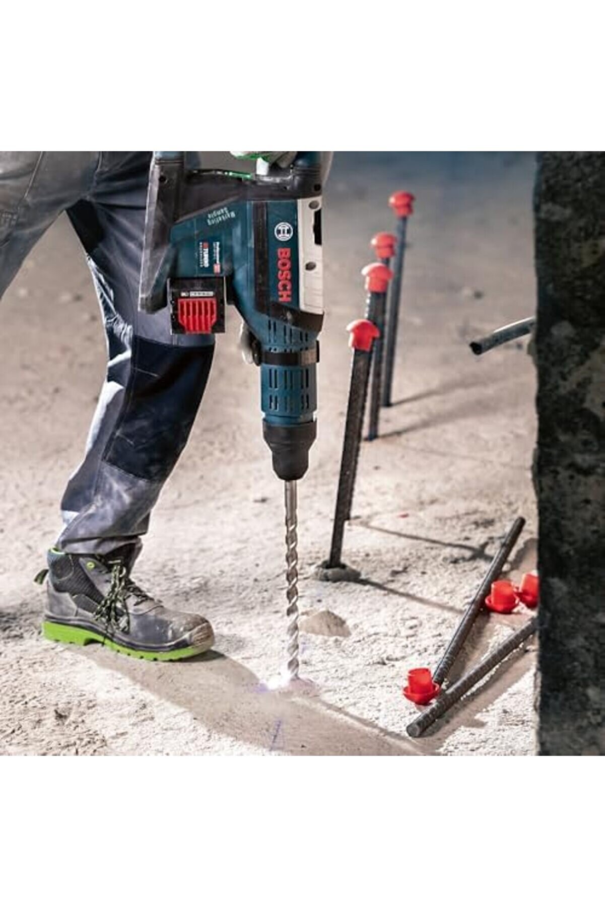 1X Pro Sds Max-4 Kırıcı Deli̇ci̇ Delme Ucu (Donatılı, Bi̇na Bloku, Ø 40,00 Mm, Professi̇onal Aksesuar Kı