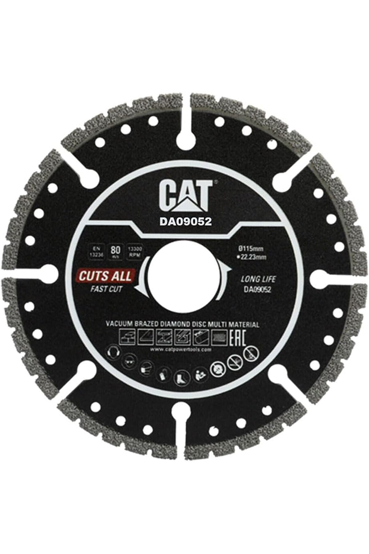 STOREMAX DA09052 115mm Profesyonel Çelik,,, PVC,, Çok Amaçlı Kesme Diski (Soketli, Aralıklı Kenar) 1014773