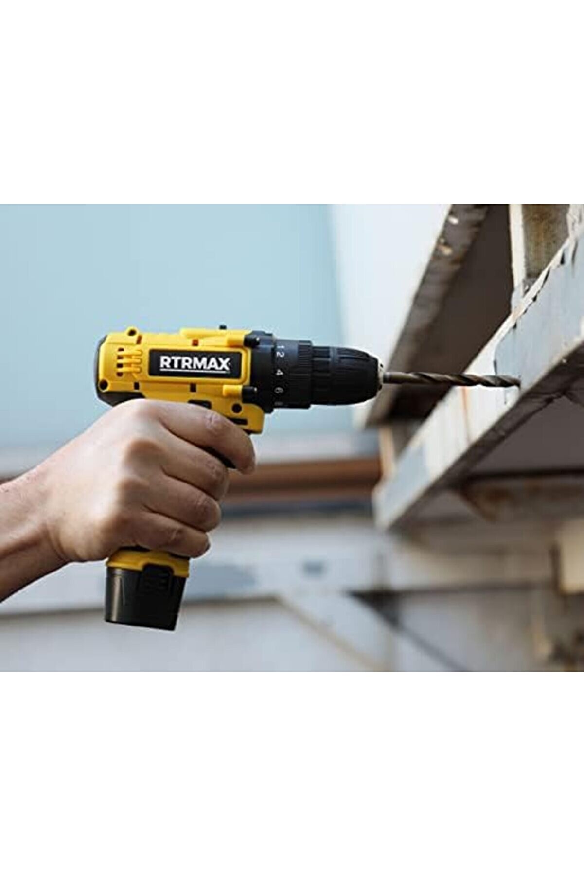 Rtm332 12V 1.3Ah Vi̇tes Ayarlı Li̇-Ion Çi̇ft Akülü Matkap Vi̇dalama, Sarı 1014773