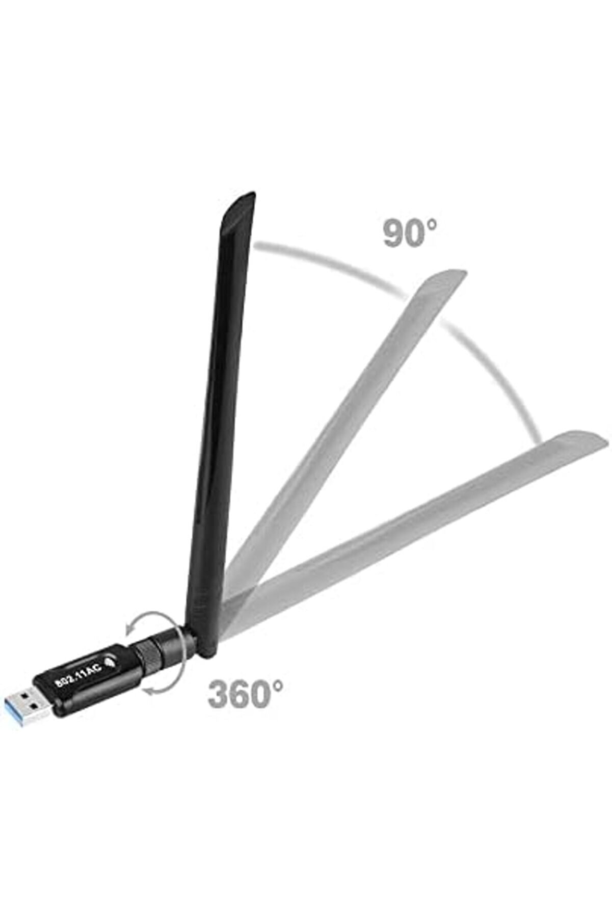 Svngsphereshop Usb 3.0 Dual Band 1200 Mbps Wi̇-Fi̇ Kablosuz Alıcı Ağ Adaptörü Svngsphereshop 917250