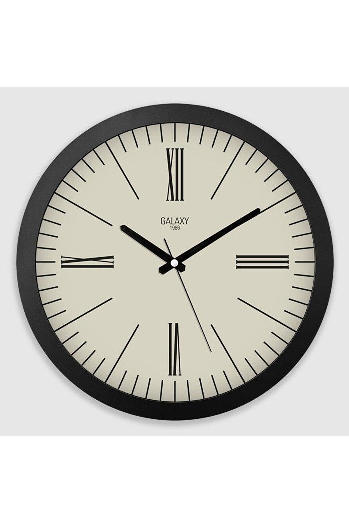 STOREMAX Premium Serisi Roma Rakamlı Modern Kadranlı Duvar Saati 35 cm Siyah 1014773