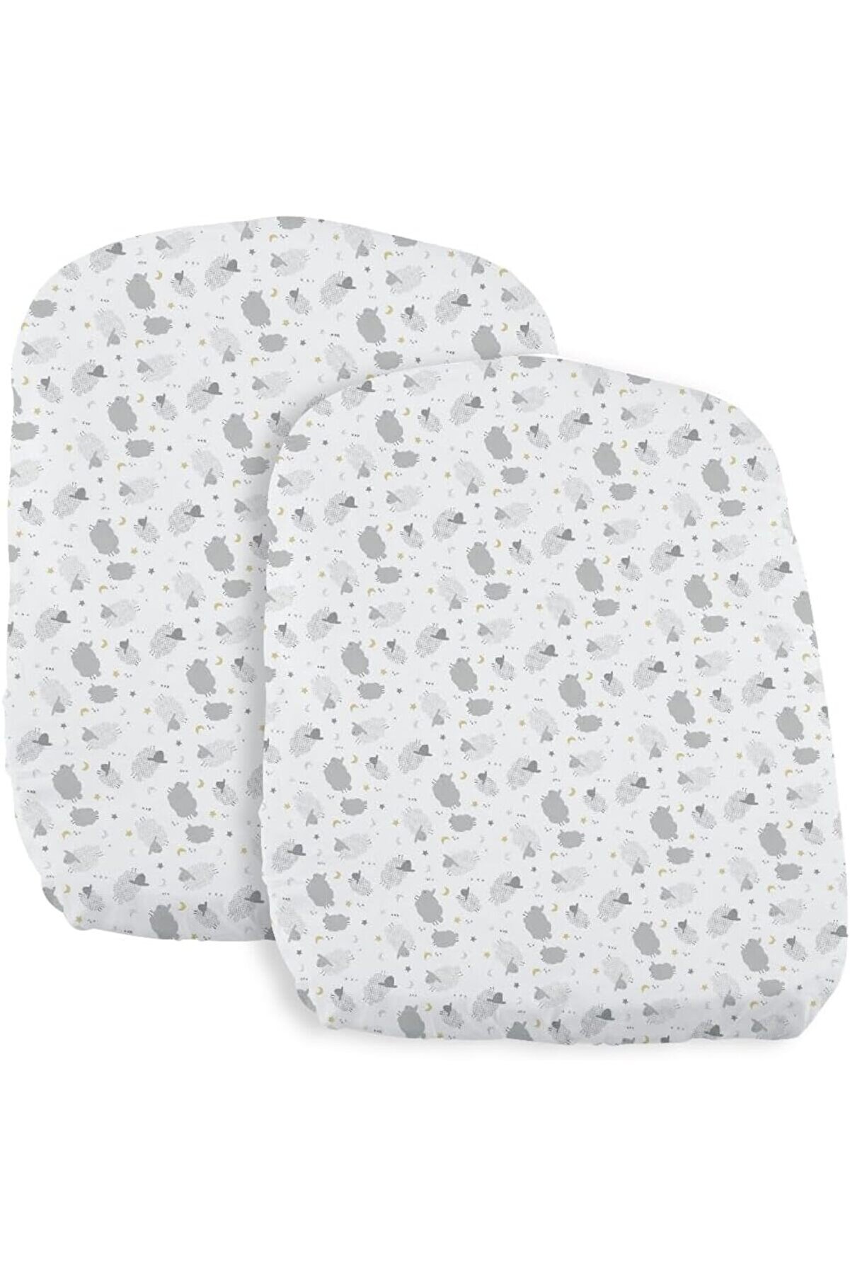 STOREMAX Çarşaf Crib Set İki Parça Baby Hug Grey Sheep 1014773