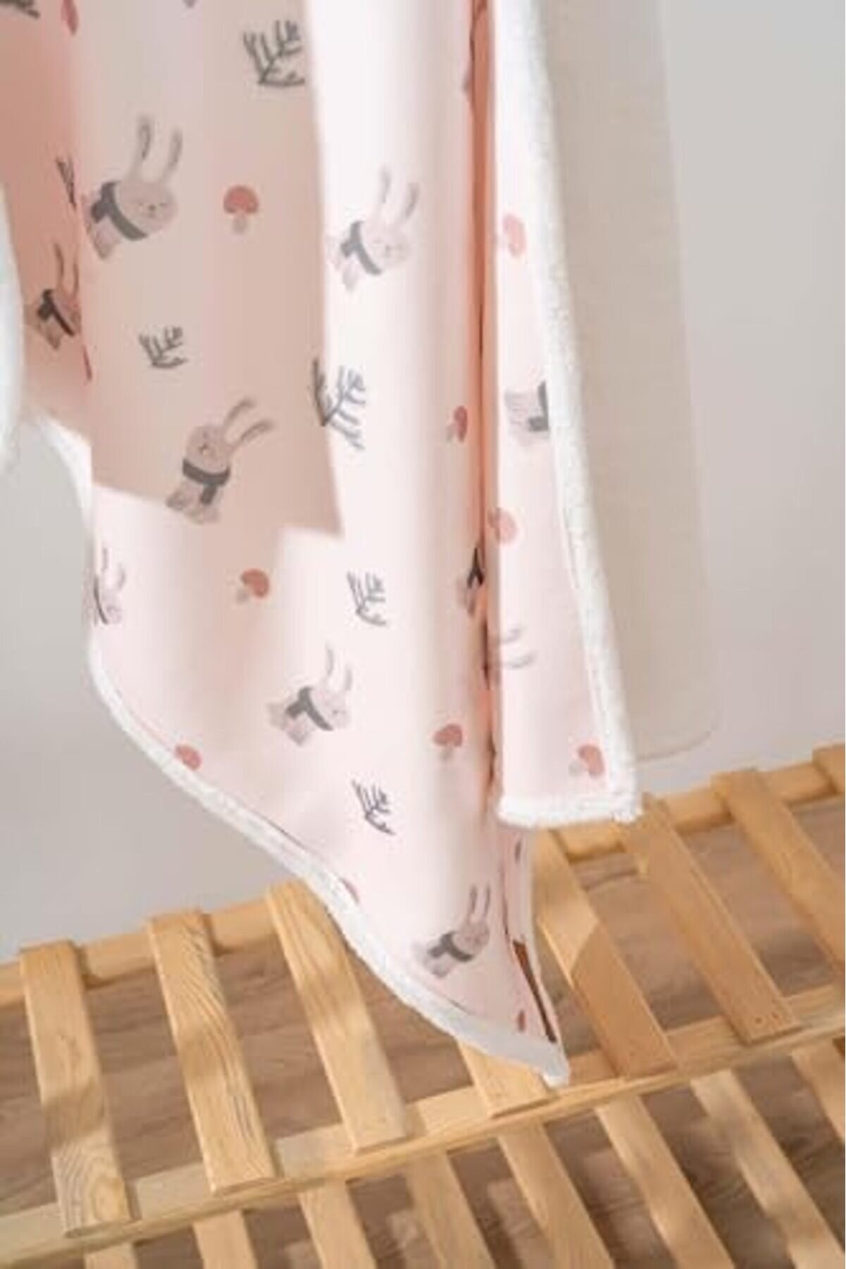 Fluffy Bebek Battani̇yesi̇ 70X100 Cm Tavşan Desen 1014773