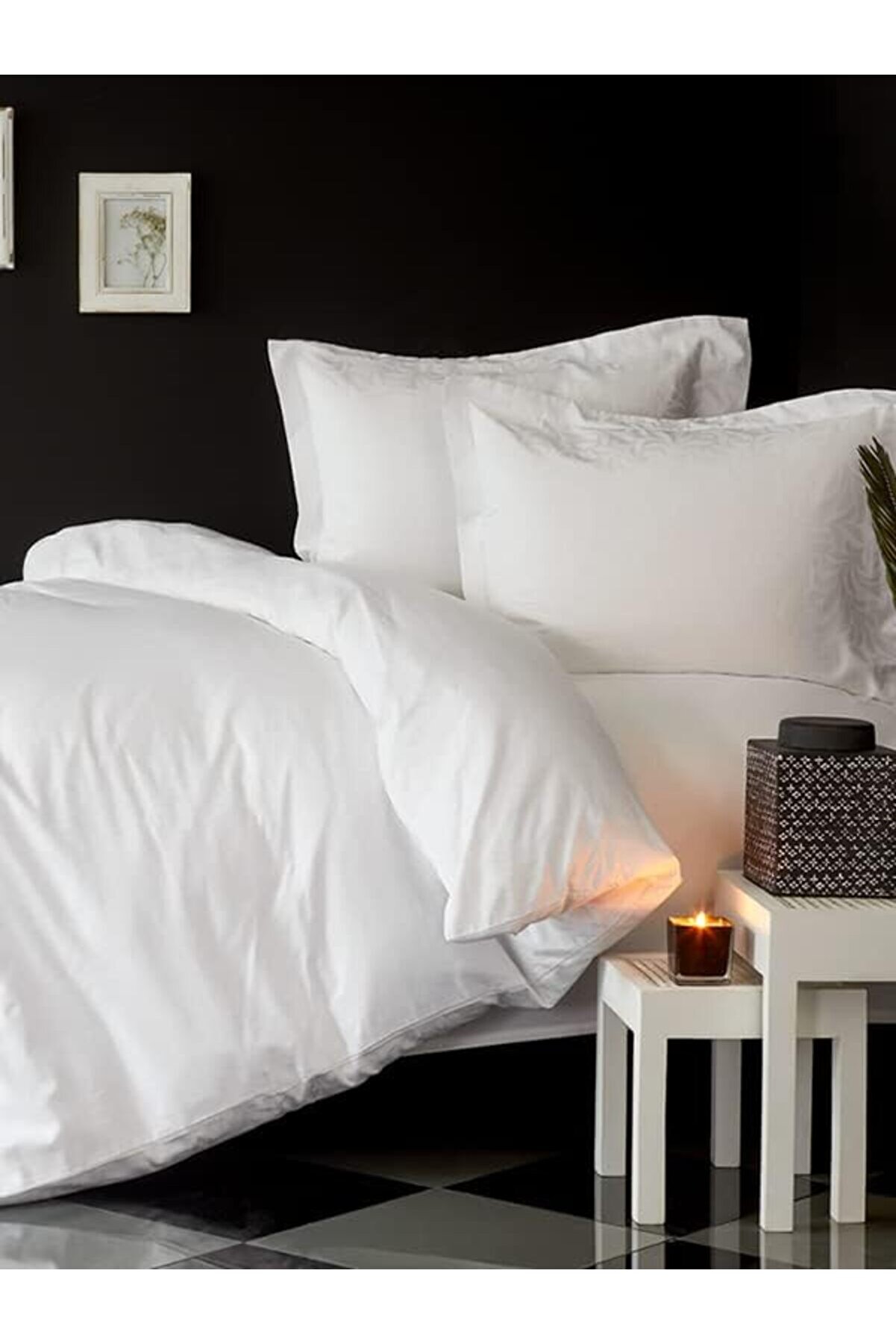 STOREMAX 63 Tel Pamuklu Ranforce Çift kişilik Nevresim Takımı – Beyaz 1014773