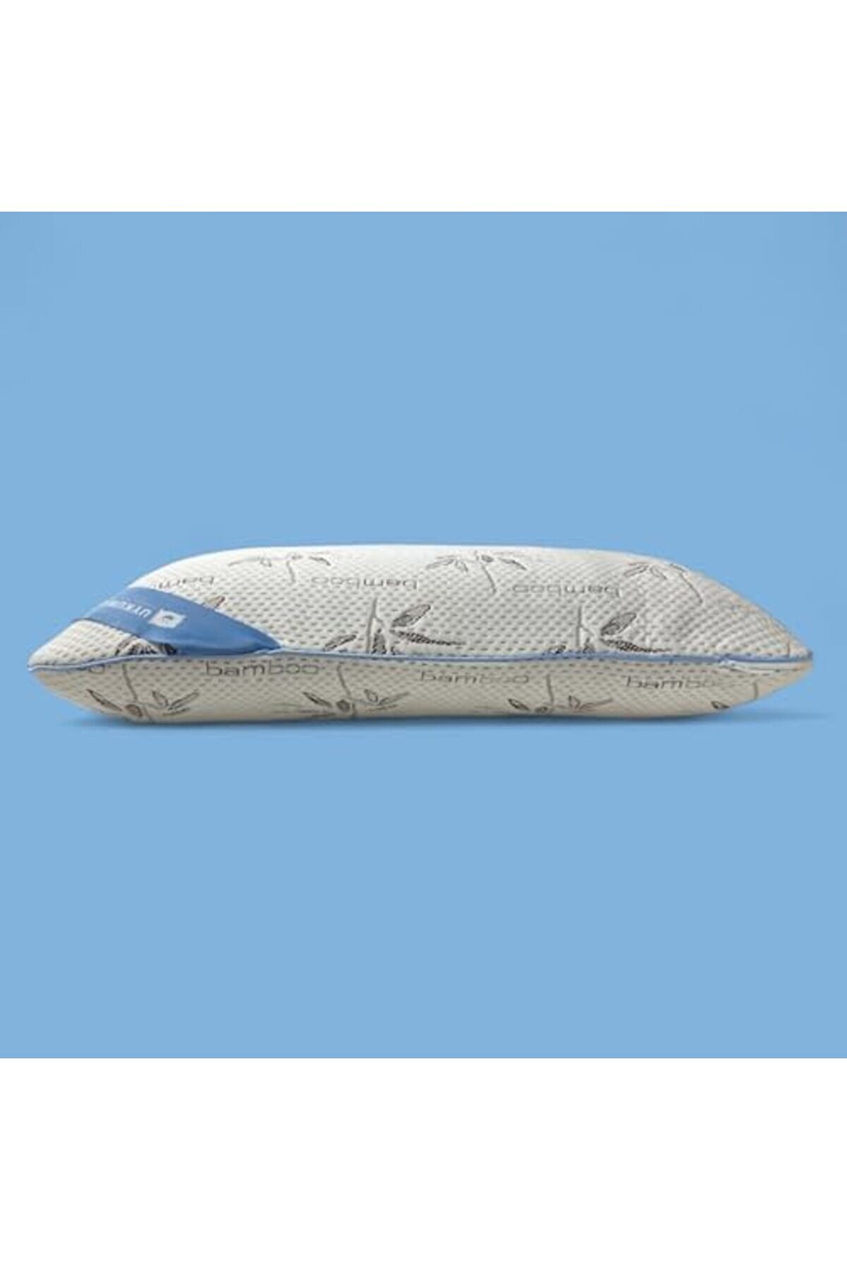 Bamboo Vi̇sco Yastık 60X40/15 Cm, Orta Sertli̇k, Di̇kdörtgen, Yastık - Mi̇ni̇mali̇st, Kontrolü, Pamuklu, Ç