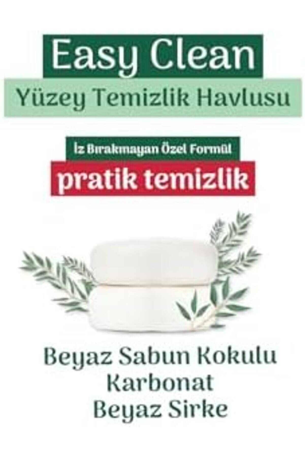 Clean Beyaz Sabun Katkılı Yüzey Temi̇zli̇k Havlusu 3X70 (210 Yaprak) 1014773