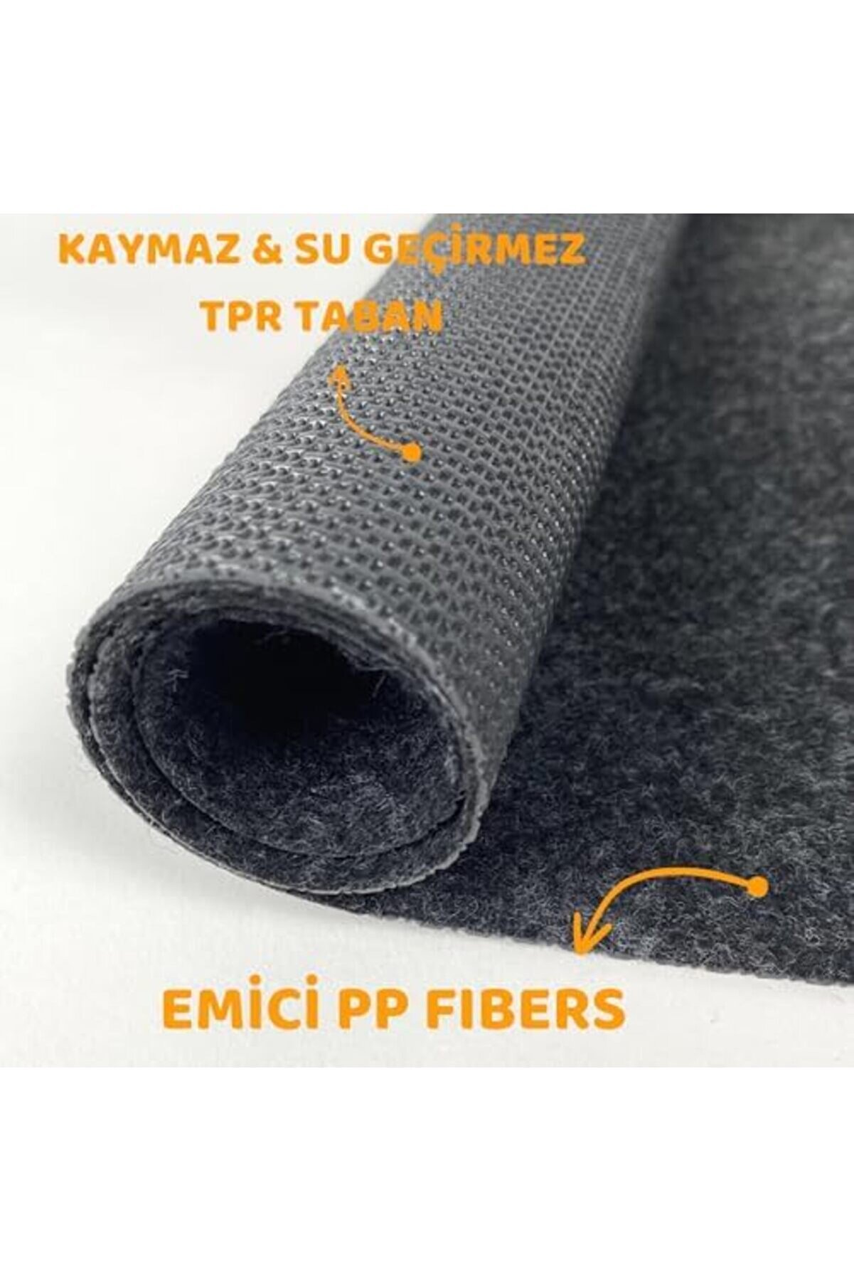 Lavabo Altı Matı Sıvı Geçi̇rmez Kaymaz Taban Evye Dolap Paspası 60X76 Cm 1175713