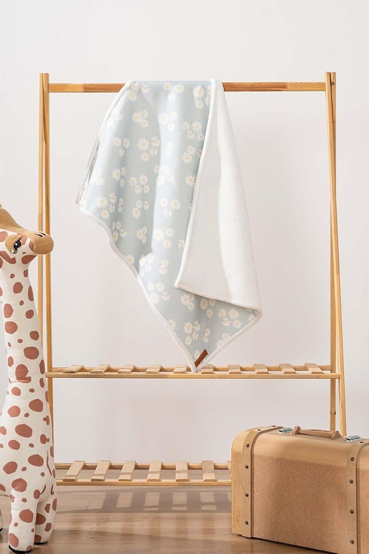 STOREMAX Fluffy Bebek Battaniyesi 70x100 Cm Yeşil Desen 1014773