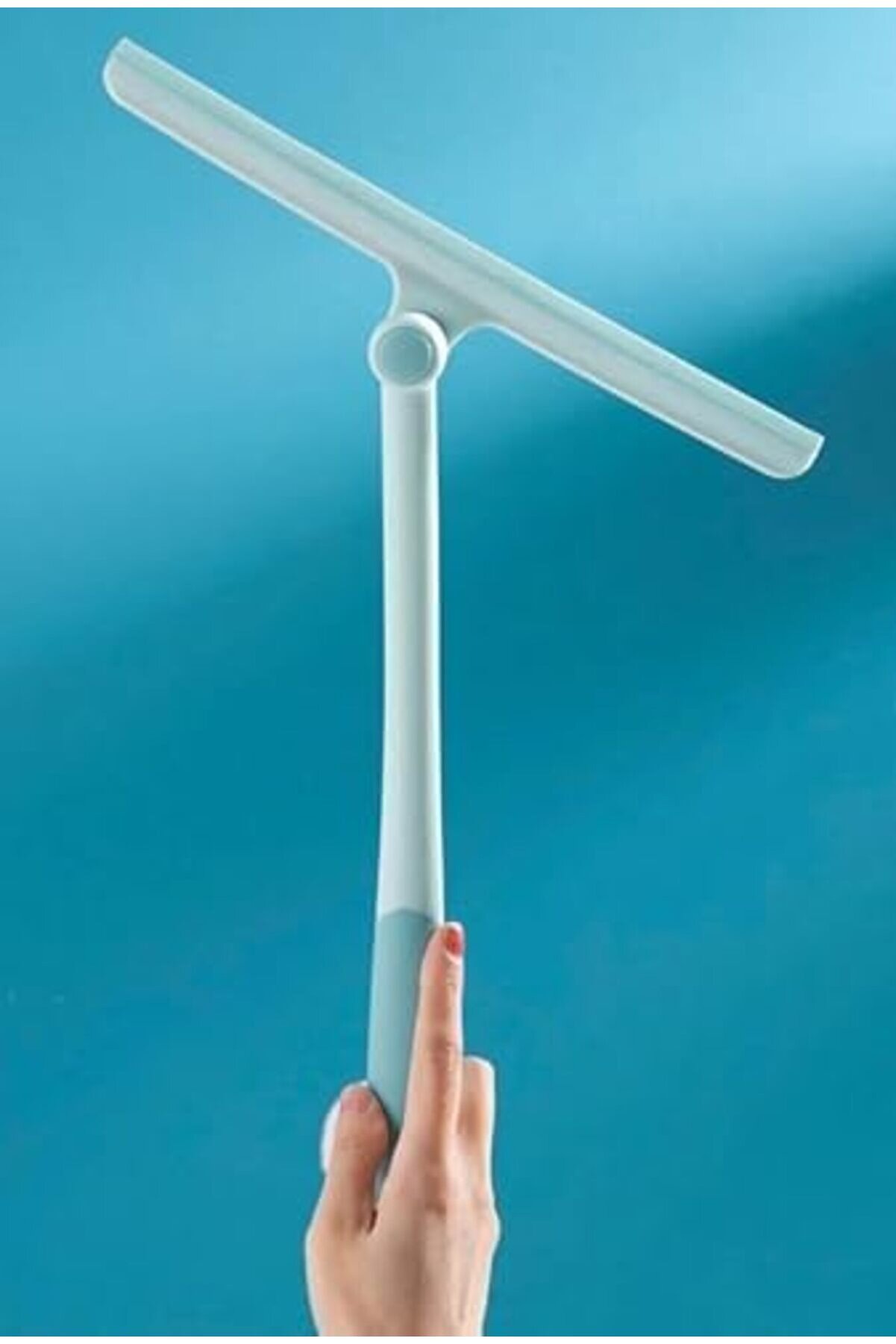 360 Derece Oynar Başlıklı Si̇li̇kon Çekçek, Cam Si̇lme Aparatı Etki̇li̇ Temi̇zli̇k İçi̇n Esnek Tasarım 101