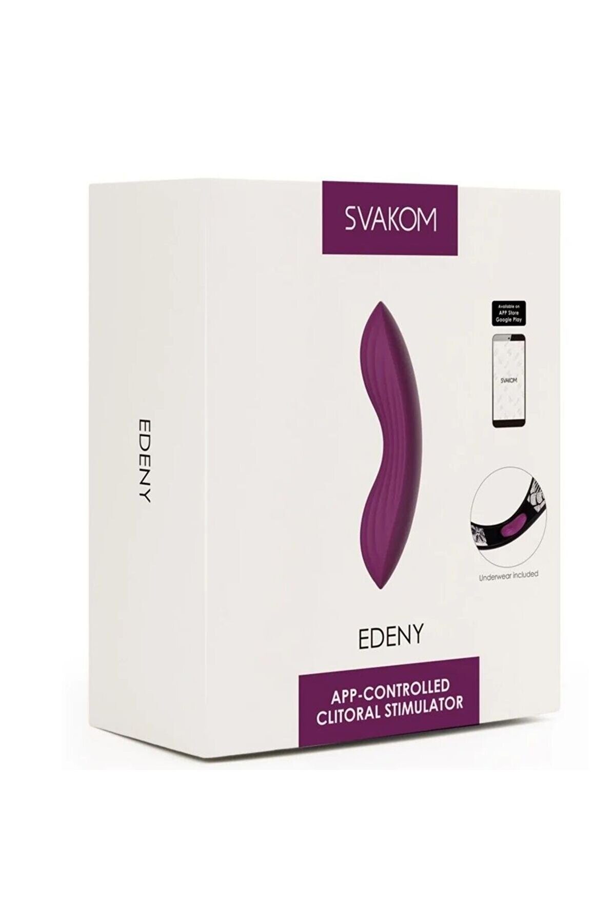 Svakom Edeny Telefon Kontroll&uuml; Gi̇yi̇lebi̇li̇r Kli̇toral Vi̇brat&ouml;r