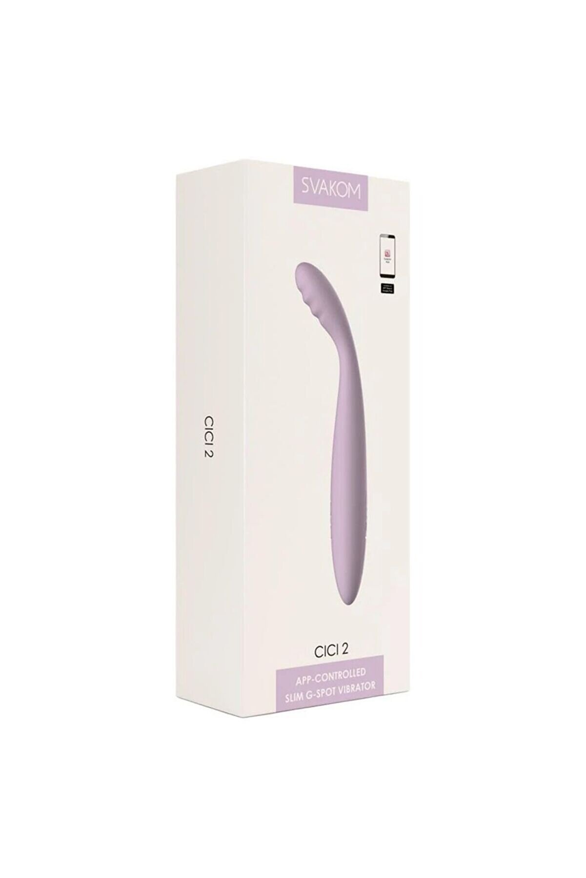 Svakom Ci̇ci̇ 2 Telefon Kontroll&uuml; Sli̇m G-Spot Vi̇brat&ouml;r