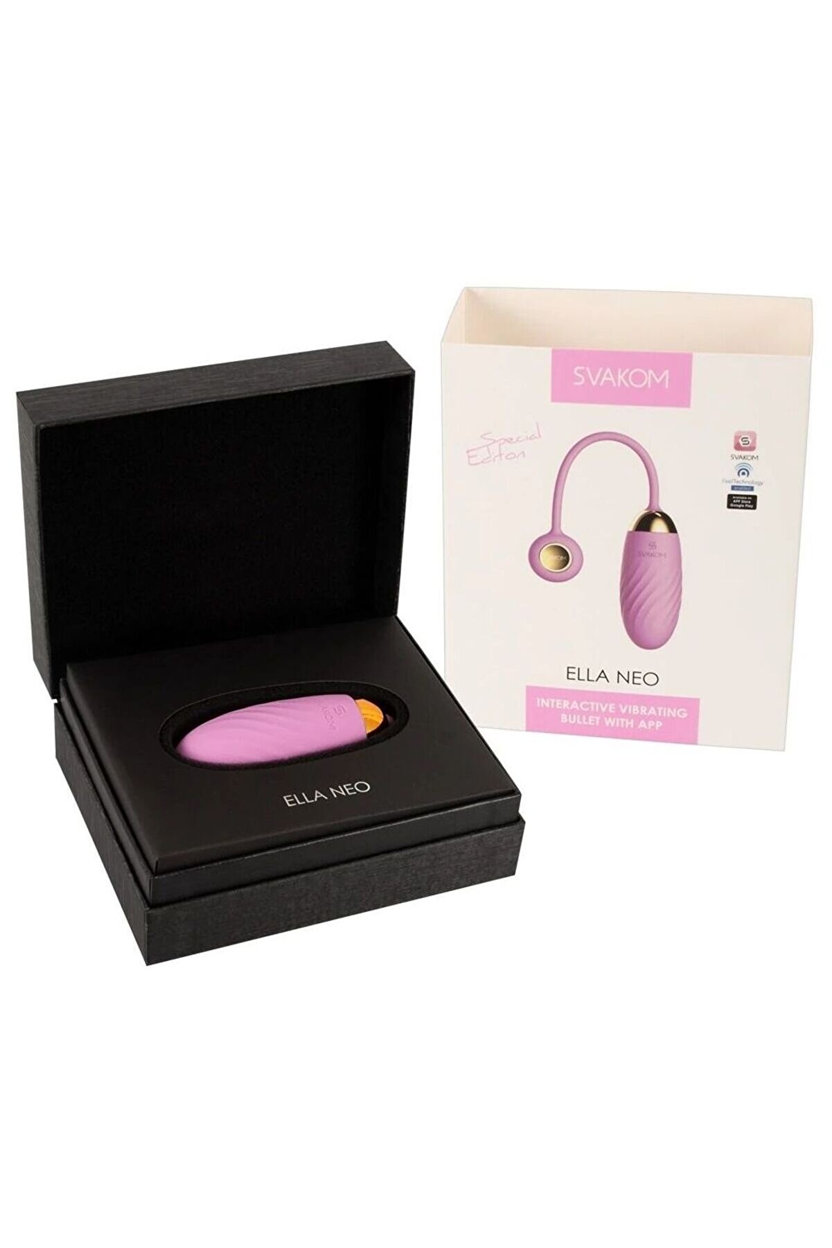 Svakom Ella Neo Telefon Kontroll&uuml; Mi̇ni̇ Vi̇brat&ouml;r-Pi̇nk