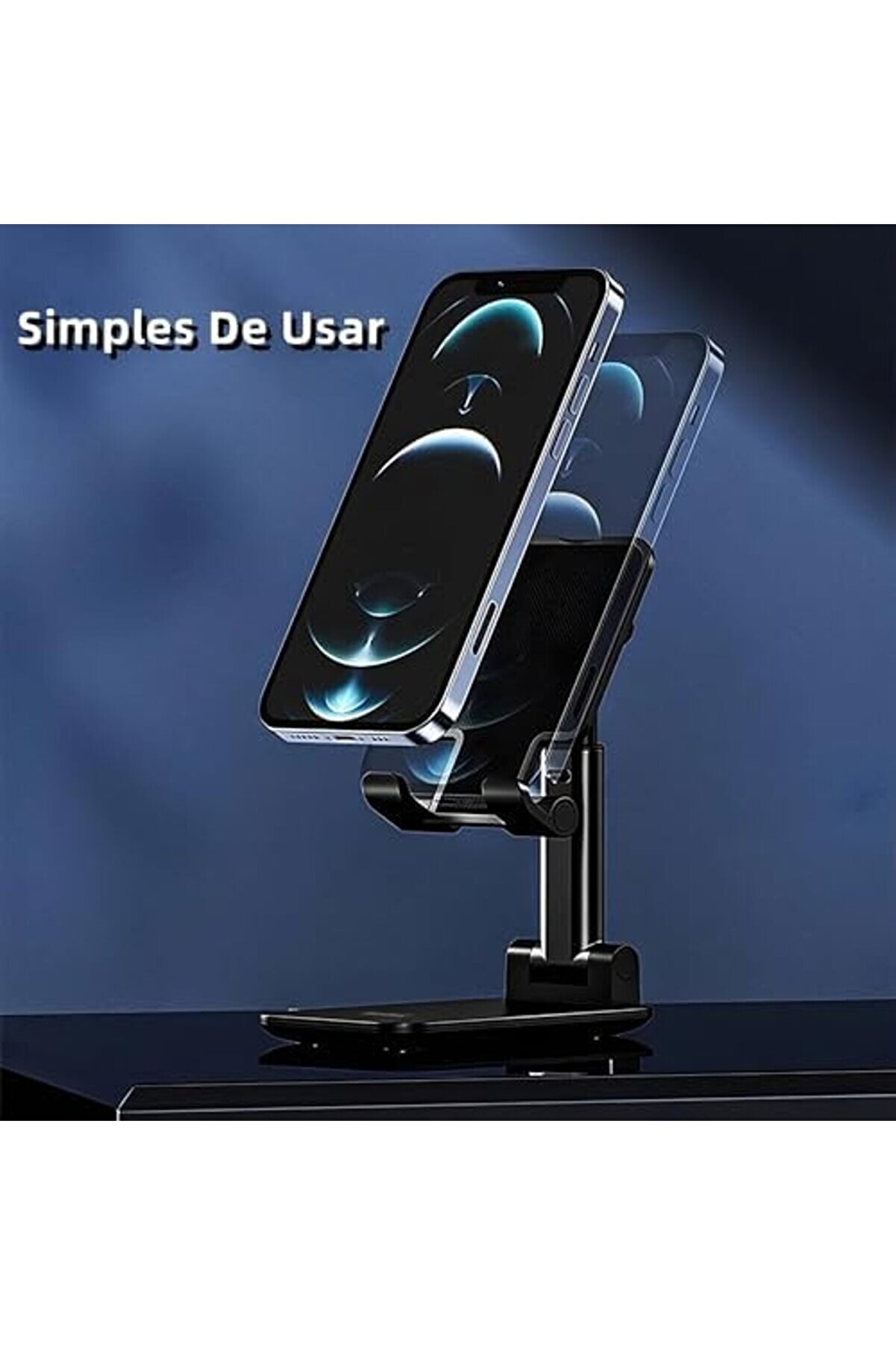 Eli̇zzashop Ayarlanabi̇li̇r Portati̇f Telefon Ve Tablet Standı – Masaüstü Katlanabi̇li̇r Tutucu, Tüm Akıll