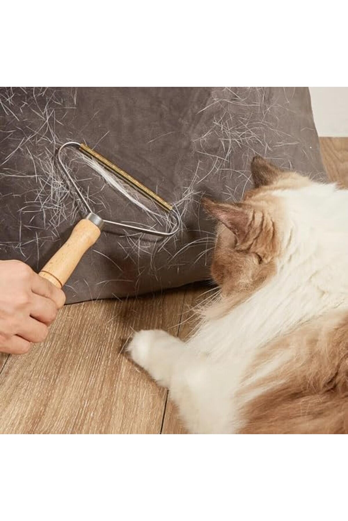 3 Lü Kedi̇ Köpek Tüy Toplama Seti̇ Ti̇fti̇k Toplayıcı Yıkanabi̇li̇r Tüy Rulosu Hazneli̇ Tüy Toplama Gı