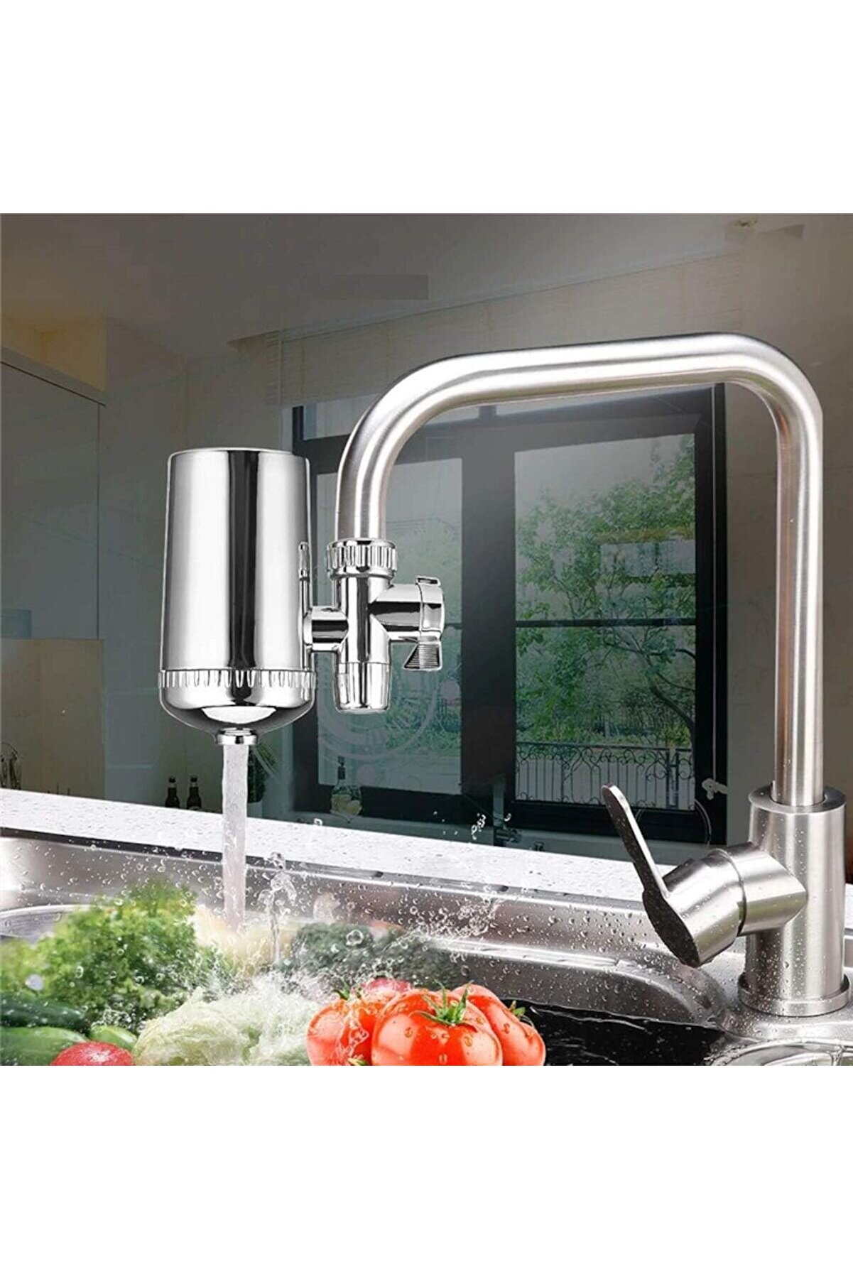 STOREMAX Mutfak musluk su filtresi, su arıtma cihazı kloru ve koku Azaltır 1014773