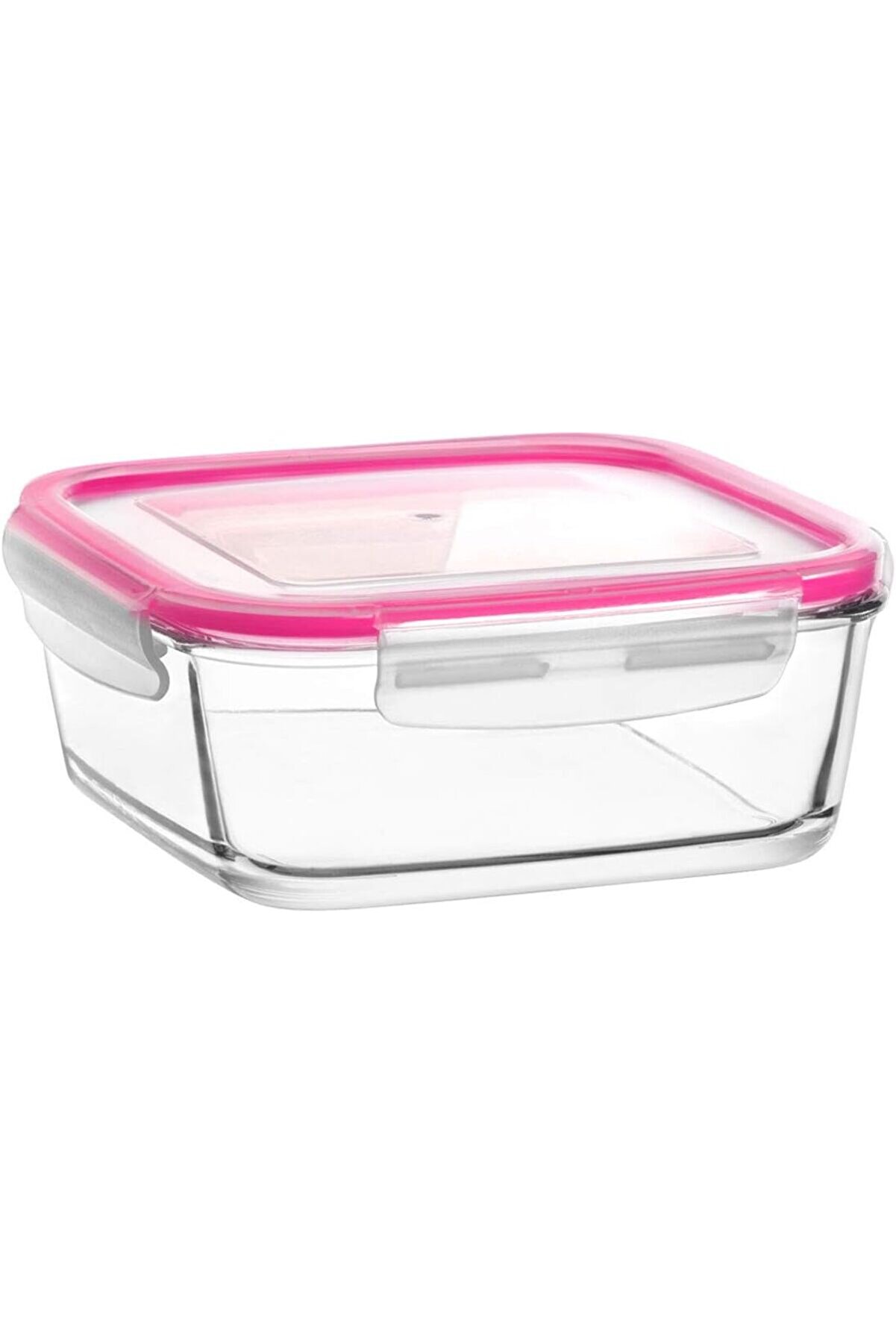 STOREMAX Fresco Büyük Tekli Cam Saklama Kabı, Pembe 1014773