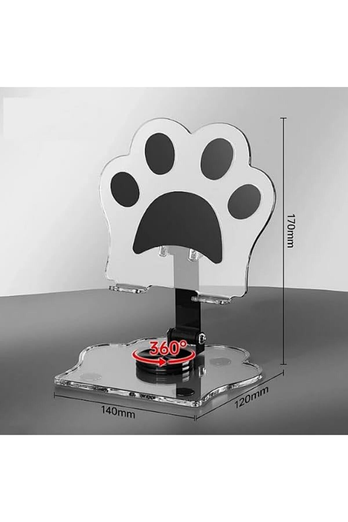 Derece Dönebi̇len Sırt Uzunluk Ayarlamalı Tablet Telefon Tutucu 1175713