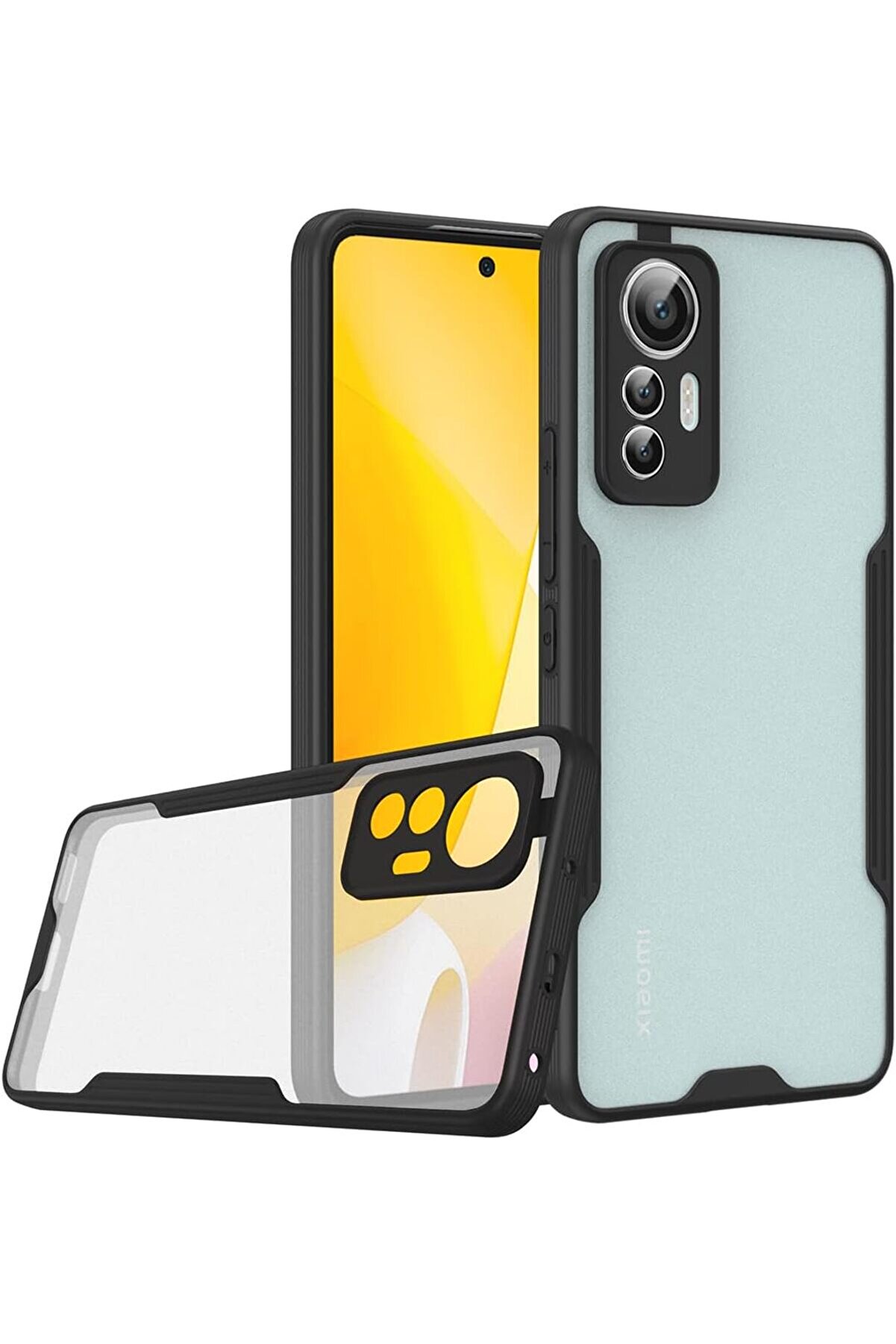 STOREMAX Mi 12 Lite Kılıf Kamera Korumalı Arkası Mat Silikon 1014773