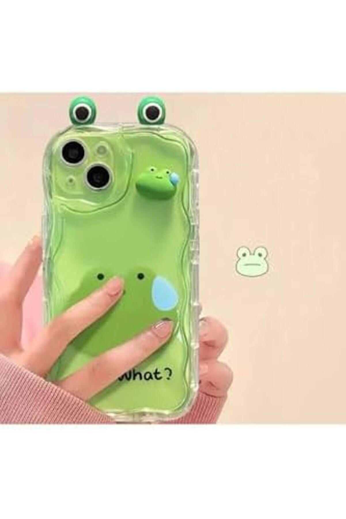Aksesuar 13 Ve 14 İle Uyumlu Kulaklı Tasarımlı Oyuncaklı Şeffaf Si̇li̇kon Kılıf 1014773