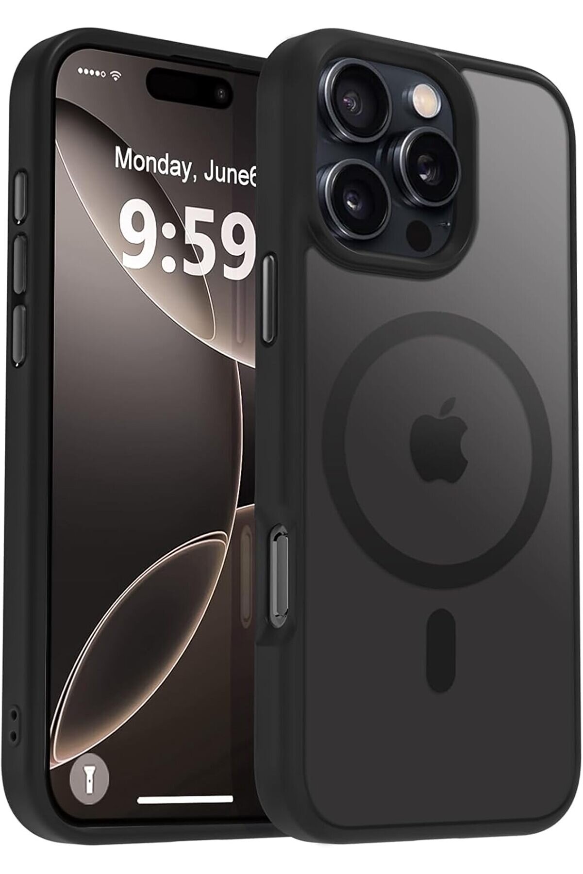 STOREMAX Güçlü Manyetik 15 Telefon Kılıfı, [Askeri Düzey Düşme Koruması] [Güçlü Silikon Kenarlar] Yarı Saydam