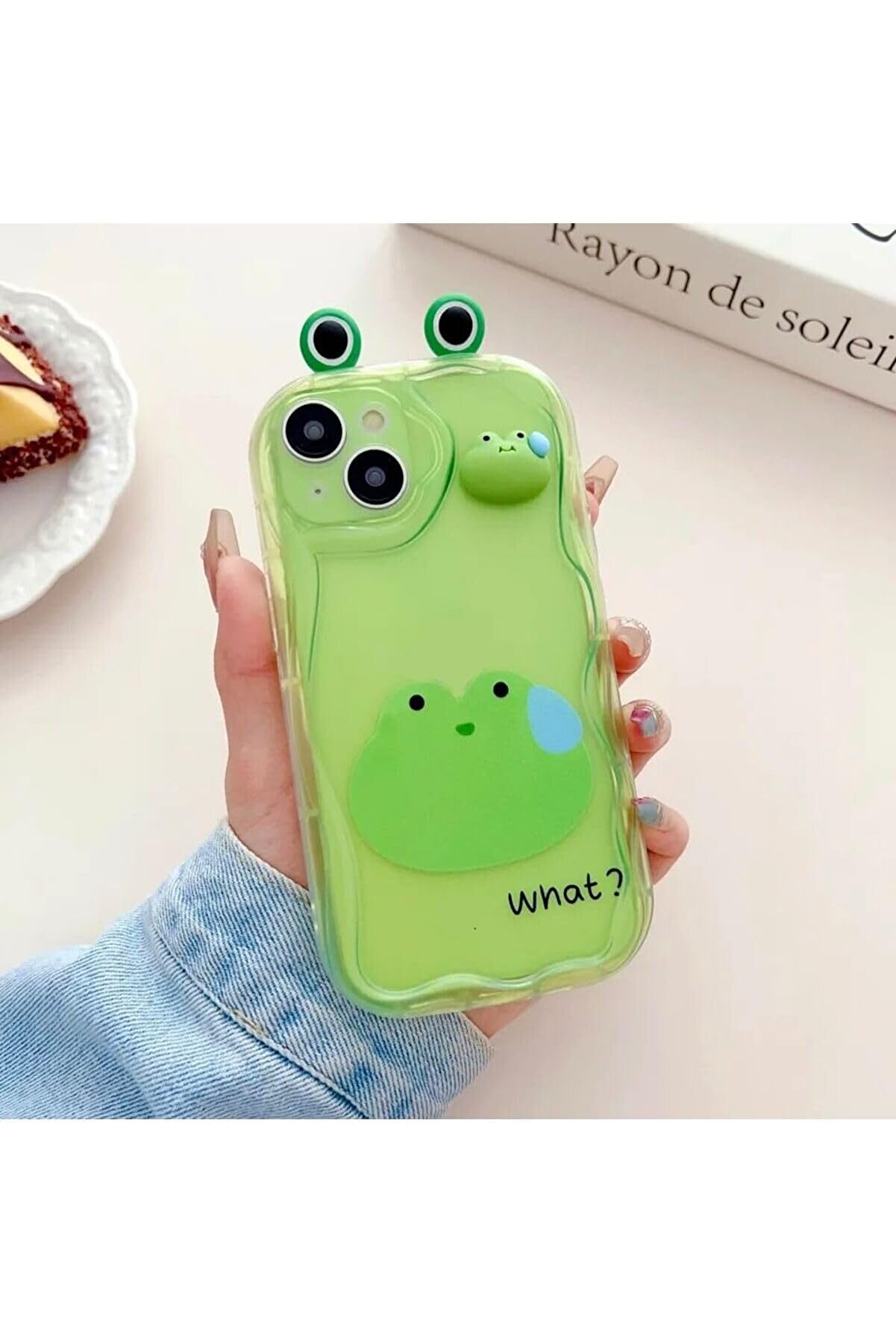 STOREMAX Aksesuar 13 Ve 14 ile Uyumlu Kulaklı Tasarımlı Oyuncaklı Şeffaf Silikon Kılıf 1014773