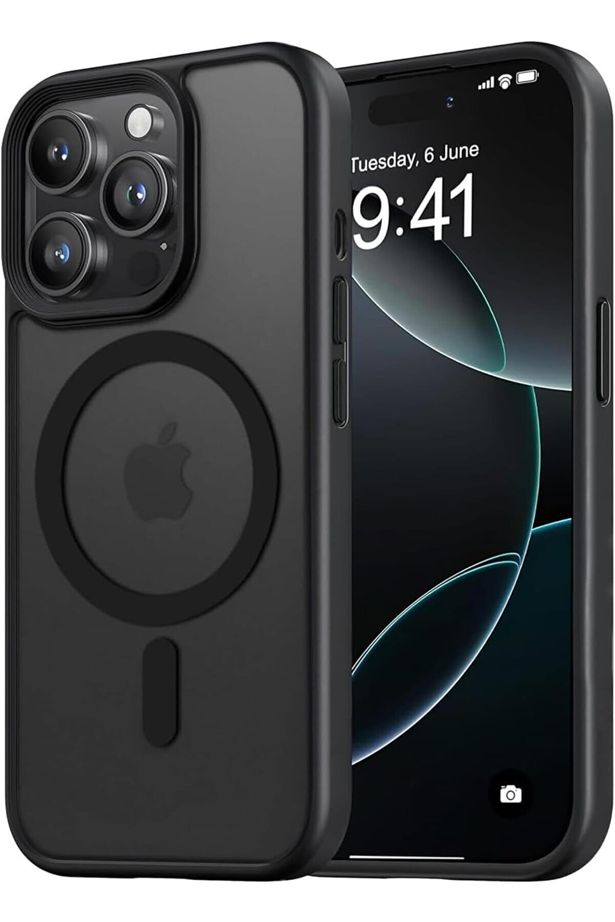 STOREMAX iPhone 13 ve 14 i&ccedil;in Magsafe ile Uyumlu Fusion Mat Serisi Kaliteli Orijinal Versiyon Kılıf Metal Tuş