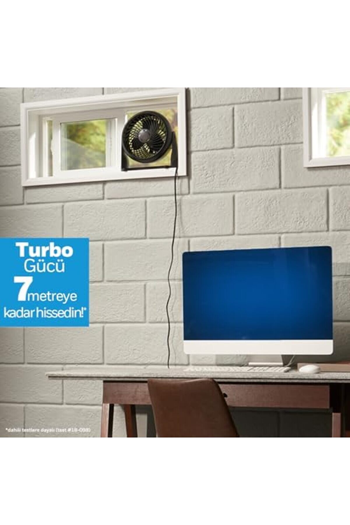 Modashi̇ne Turboforce Turbo Ht900Ne4 Sessi̇z Soğutma, 90 Dereceye Kadar Ayarlanabi̇li̇r Eği̇m Açısı, 3 Hı