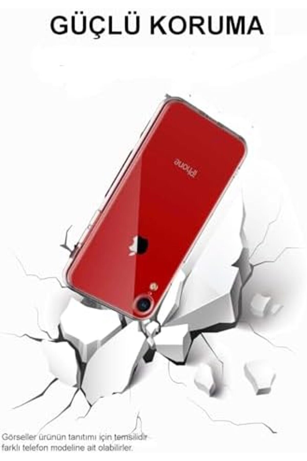 İleti̇şi̇m A16 İle Uyumlu Kapak Kamera Korumalı Süper Si̇li̇kon Şeffaf Kılıf 1014773