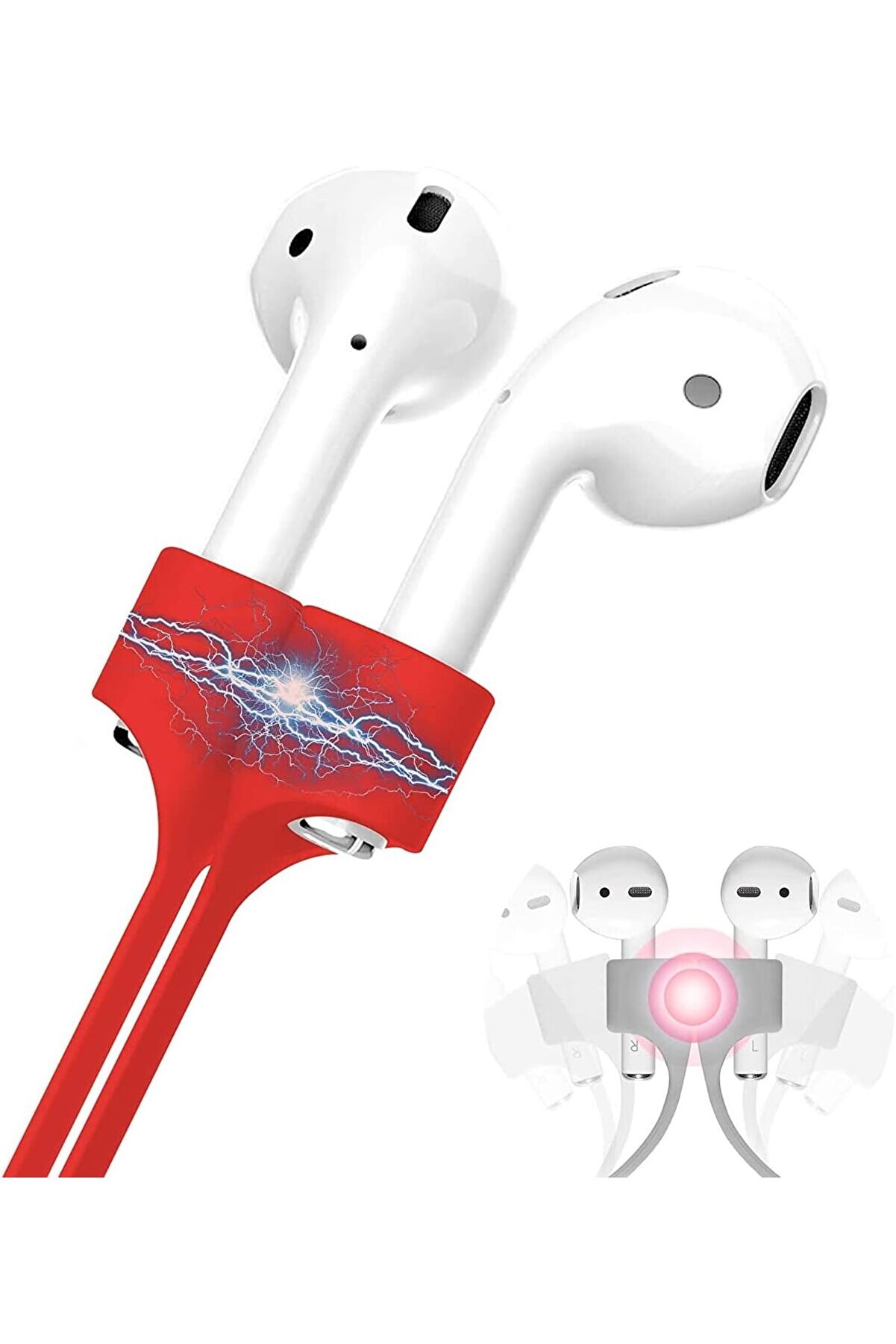 STOREMAX Boyun Askı ipi Tutucu Silikon ip Basic Kırmızı 1 2 3 Pro ile Uyumlu ürün 1014773