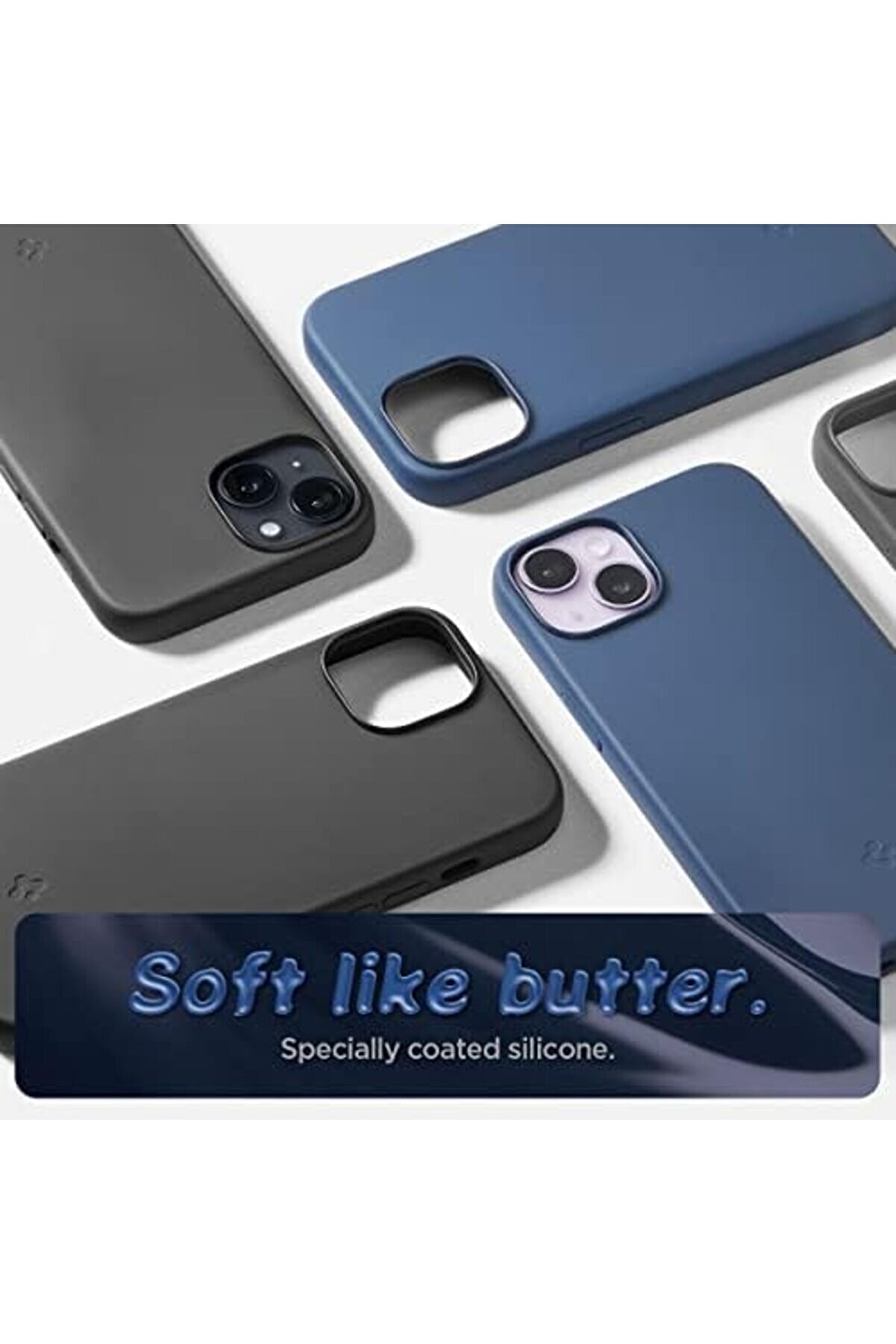 14 Kılıf Si̇li̇cone Fi̇t (Si̇li̇kon) Magfi̇t &Ouml;zelli̇kli̇ Navy - Acs04