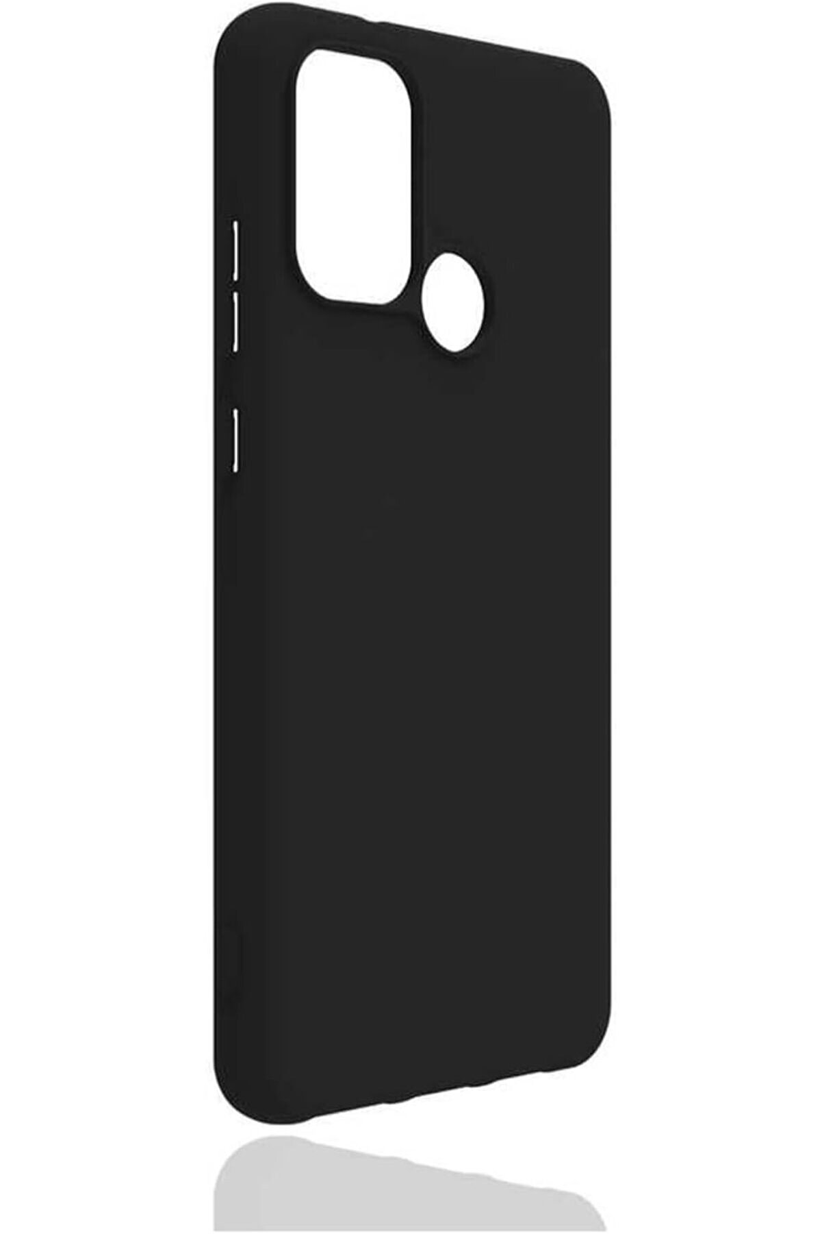 STOREMAX A06 ile Uyumlu Kılıf Kamera Korumalı Silikon Rubber Arka Kapak Siyah 1014773