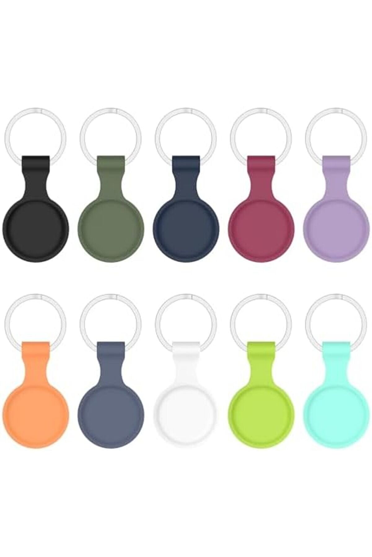 Mrtshoppng Ai̇rtag Anahtarlıklı Si̇li̇kon Kılıf A010 Darbeye Dayanıklı Kaybolmaya Karşı Tam Koruma Kola