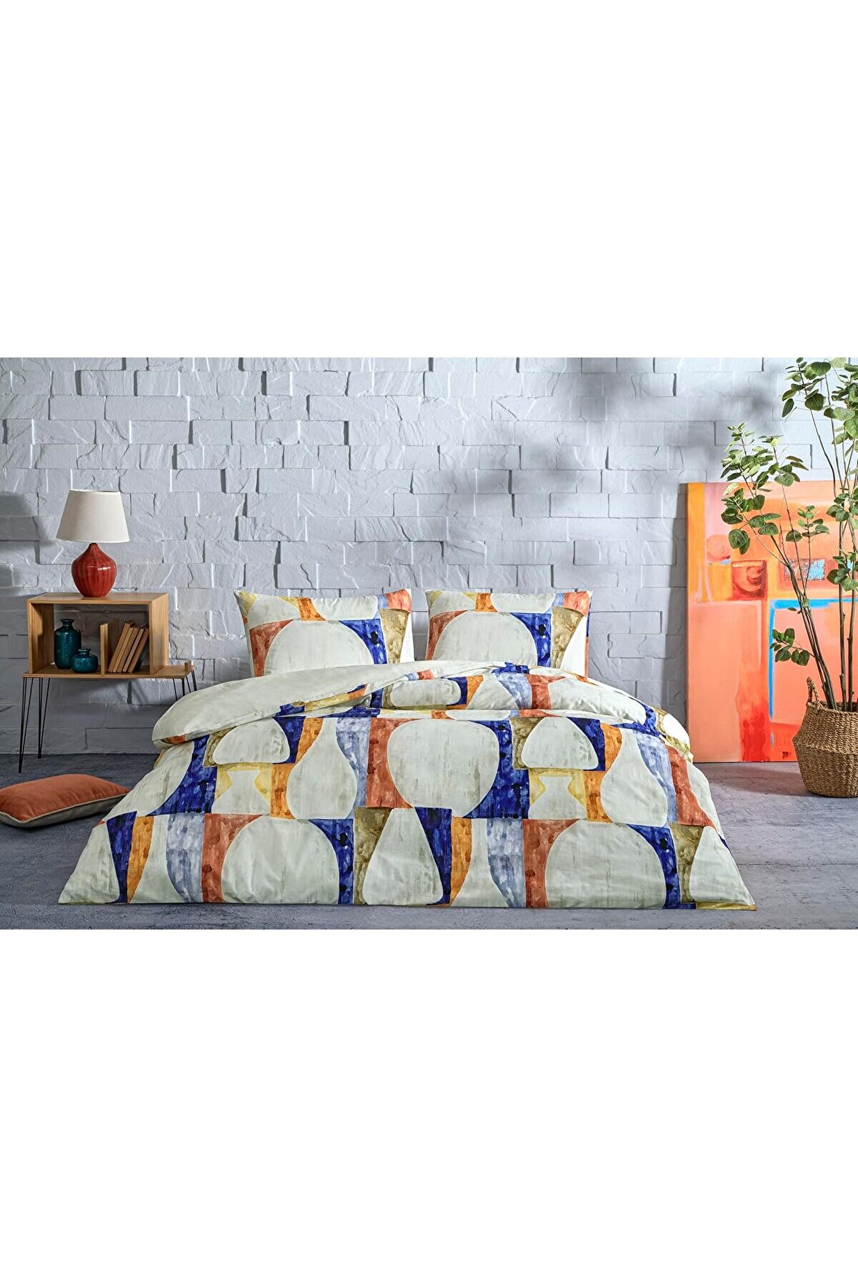 STOREMAX Axel Ranforce Çift Kişilik Nevresim Takımı Mavi 1014773