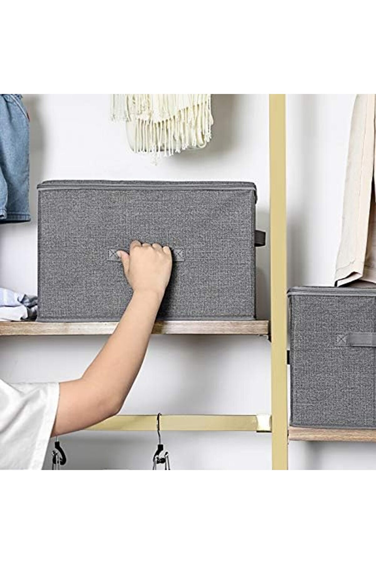 Kapaklı Saklama Kutuları, 3 L&uuml; Set Ryzb03G 1014773