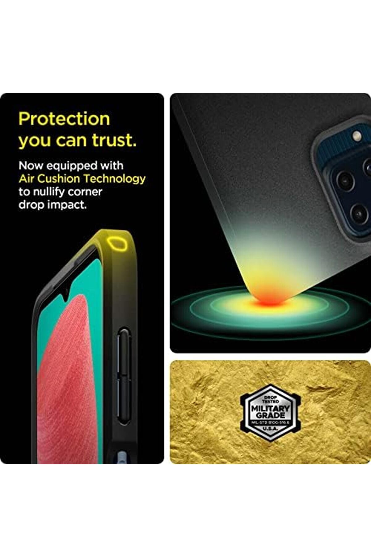 M33 5G Kılıf Sand Blast Back - Acs04