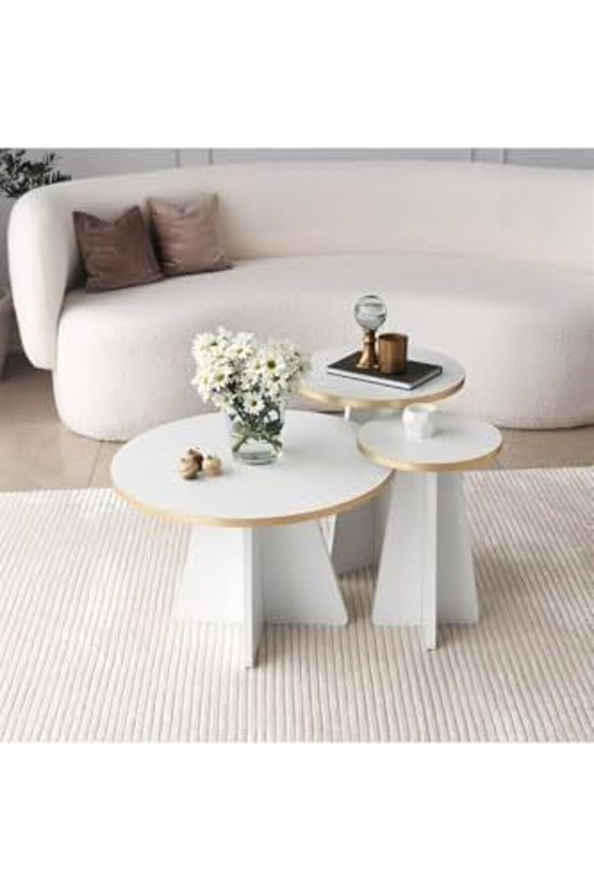 Mushroom Sehpa /Beyaz 1014773