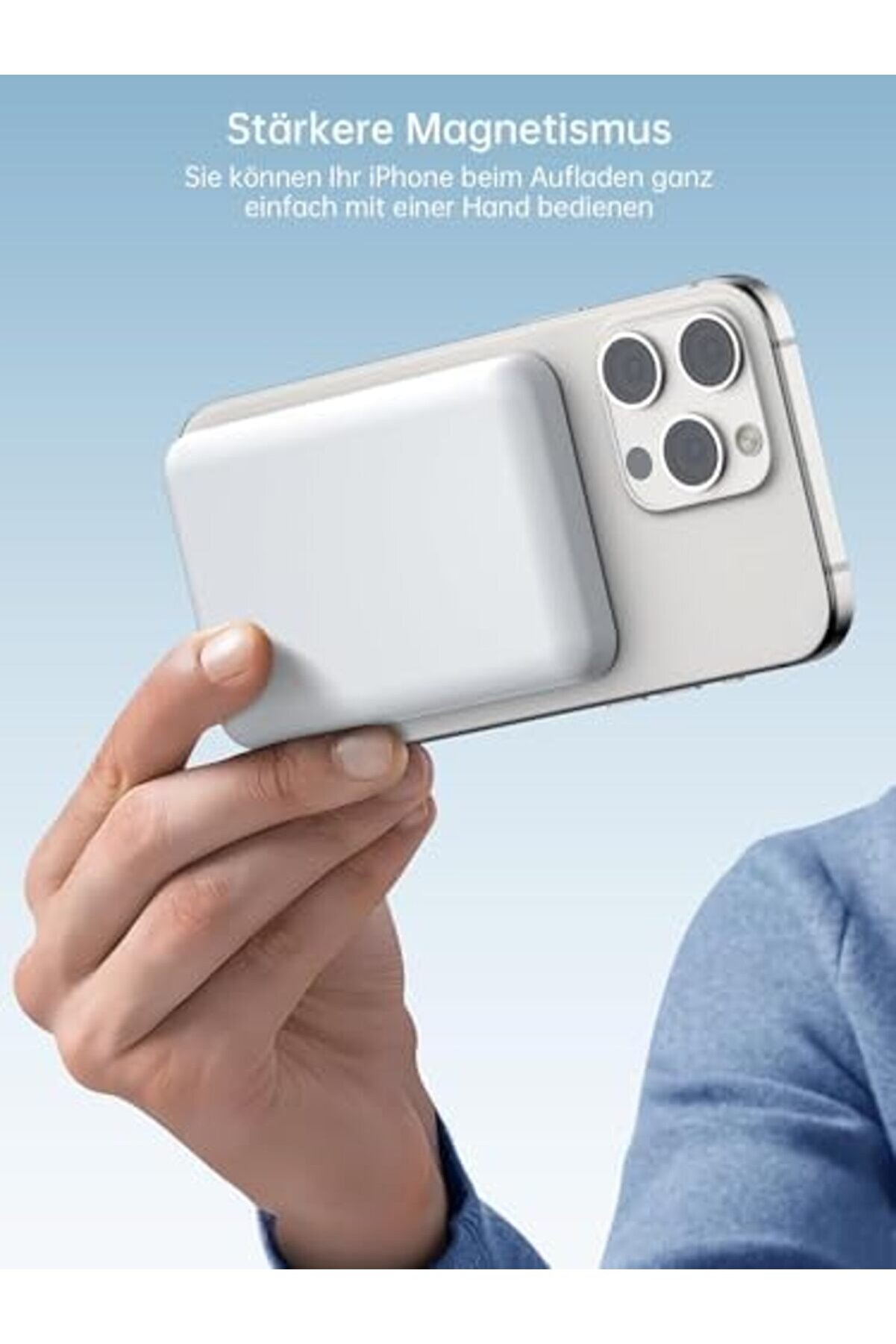 Kablosuz Power Bank, Manyeti̇k Powerbank, Pd Usb-C Hızlı Şarj Batarya Paketi̇, 15/14/13/12 /Mi̇ni̇/Pro/P