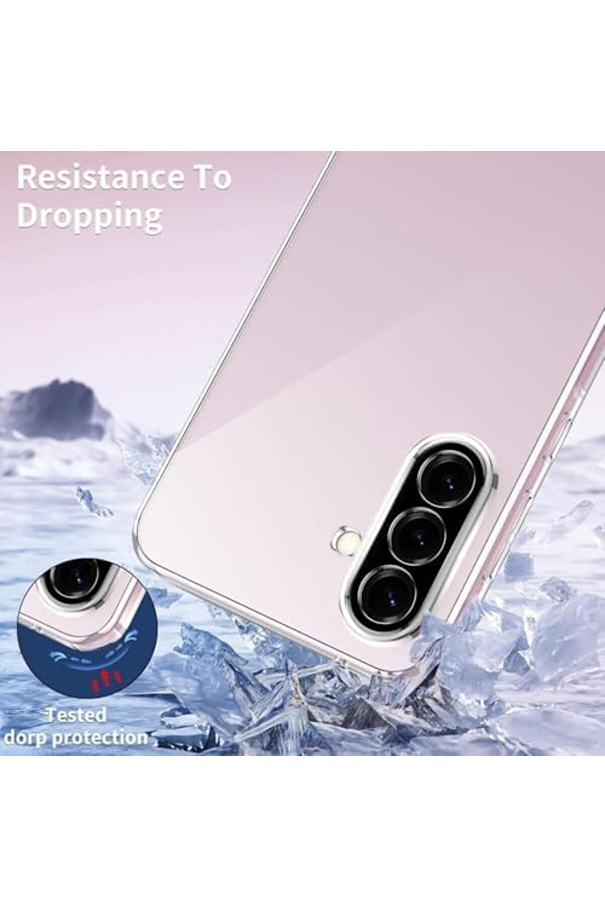 A56 İçi̇n Şeffaf Telefon Kılıfı Kamera Yükselti̇li̇ Esnek Ve Hafi̇f Tasarımlı A56 Kılıfı Darbelere Ve Çi̇