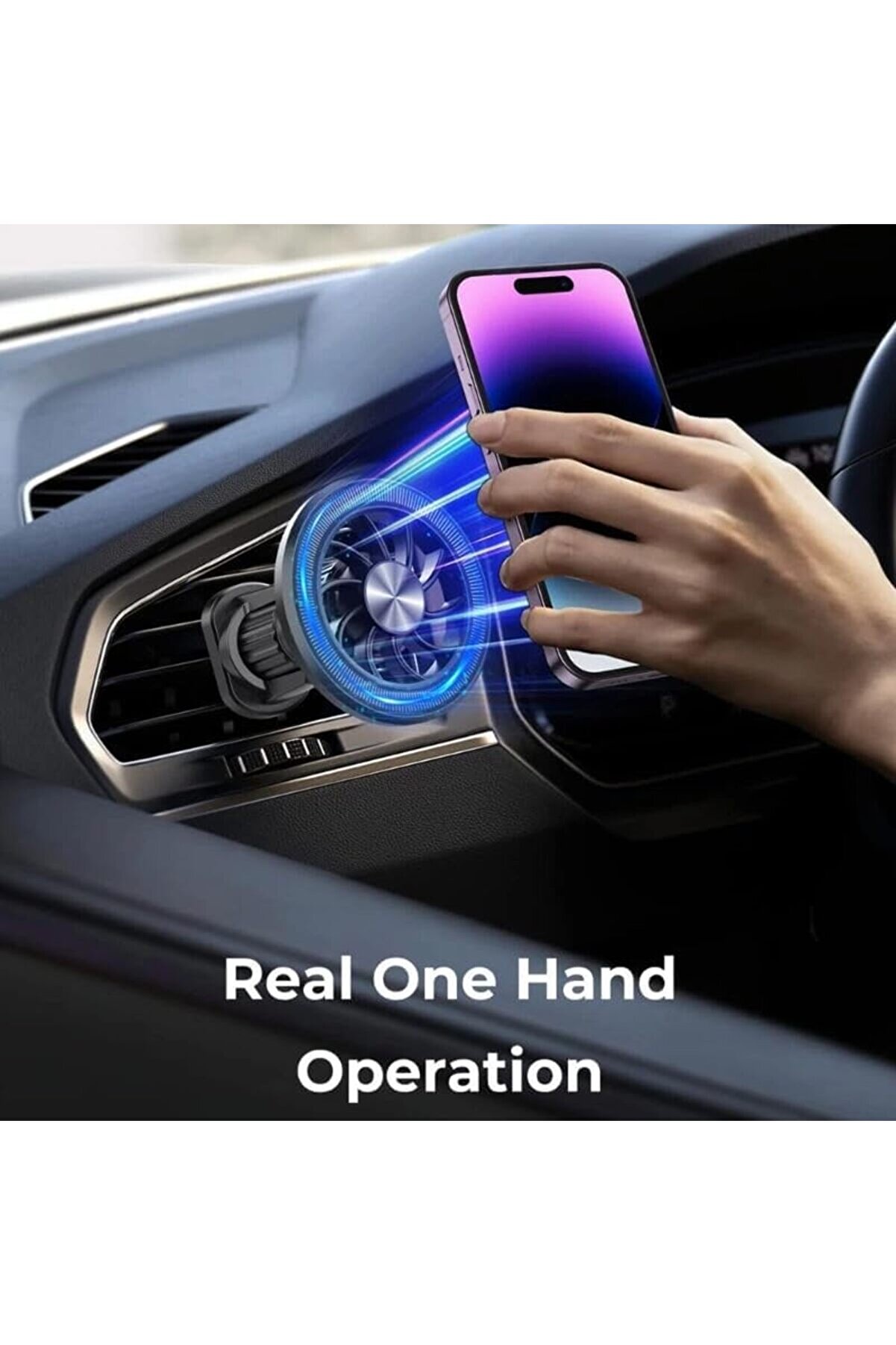 Havalandırmaya Takılan Güçlü Manyeti̇k Telefon Tutucu Ve Tüm Modellere Uygun Araç İçi̇ Telefon Tutucu