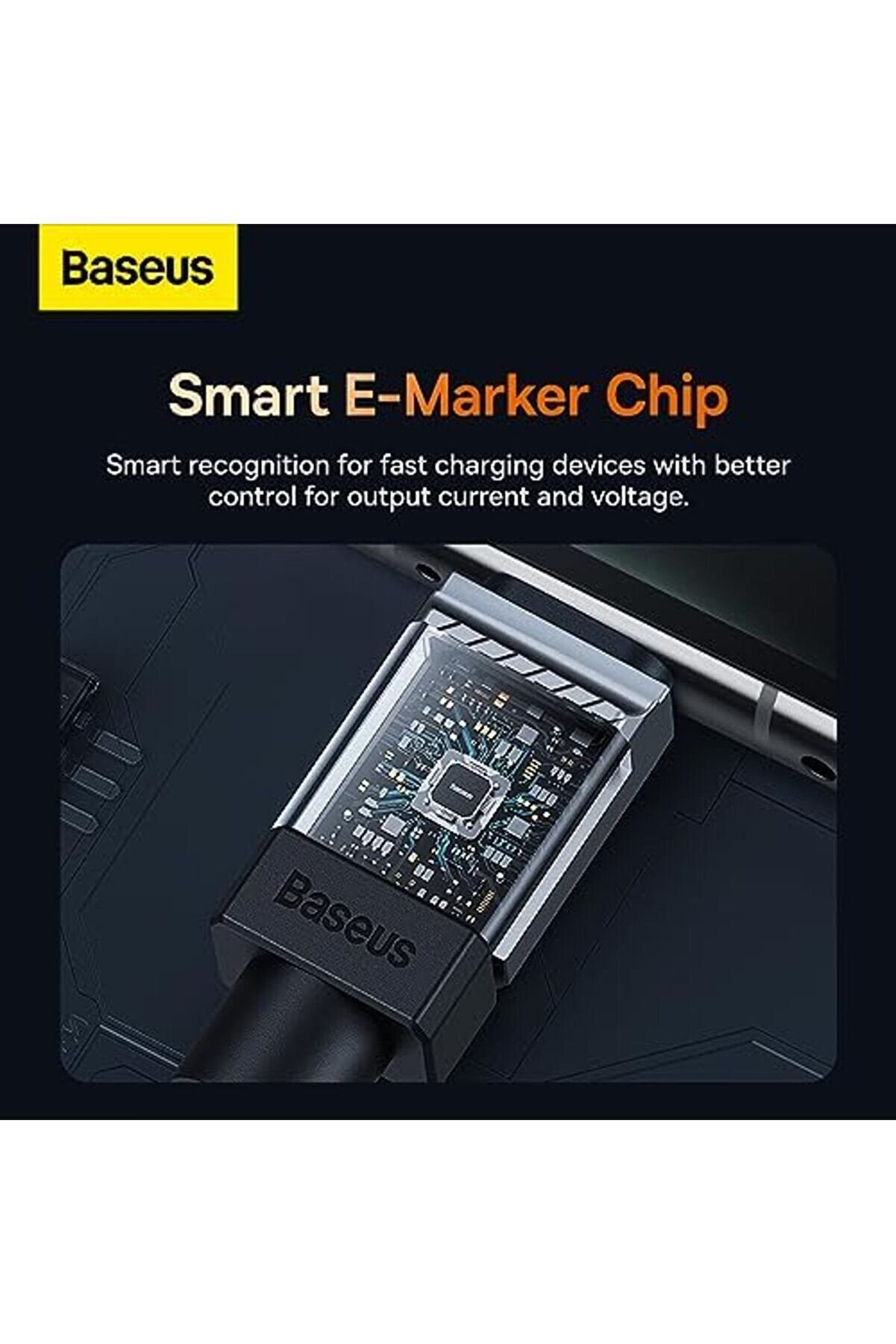 Seri̇si̇ Hızlı Şarj Kablosu Type-C To Type-C 100W, 1M, Turuncu 1014773