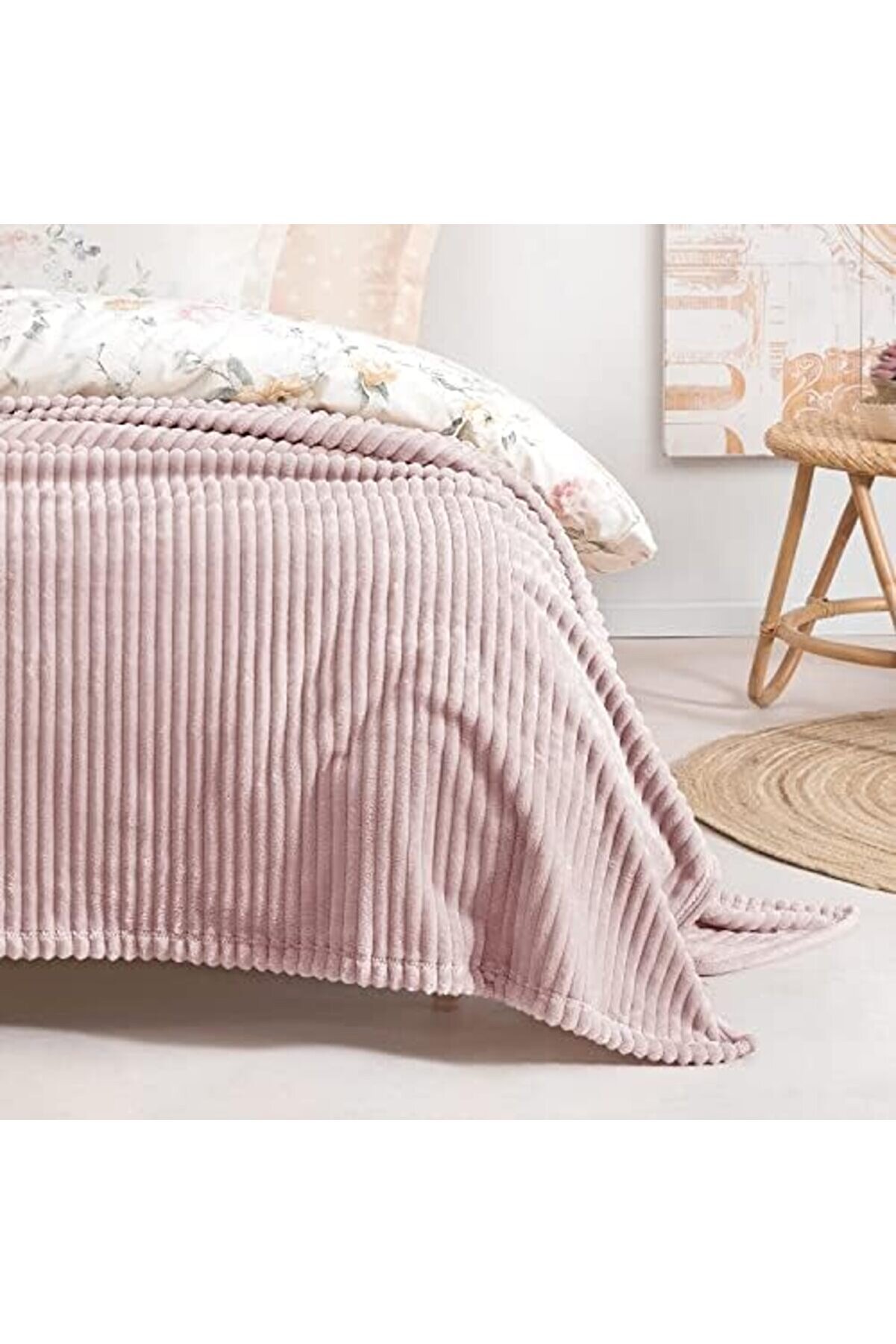 Beddi̇ng Holly Battani̇ye Çi̇ft Ki̇şi̇li̇k - Pudra 1014773