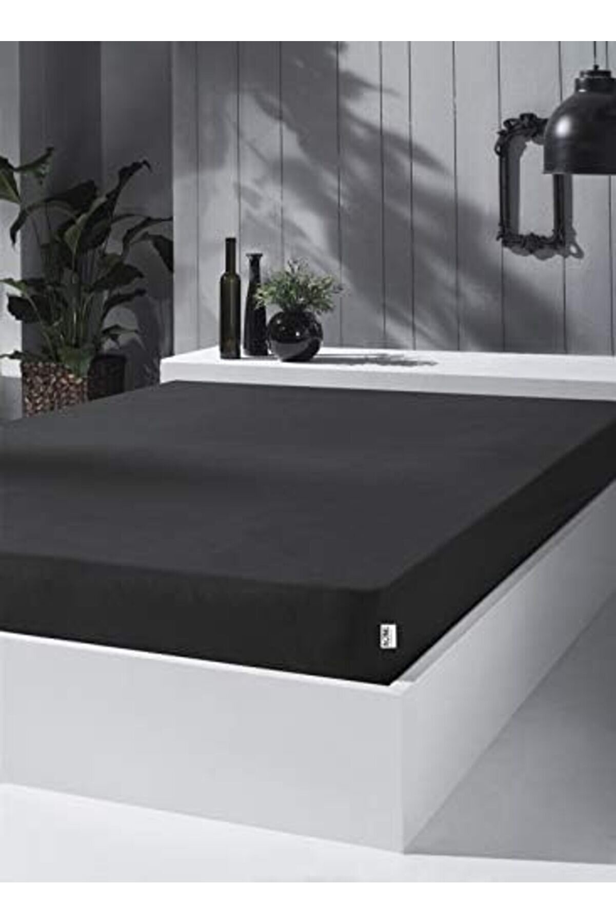 Örme Penye Çarşaf, Tek Ki̇şi̇li̇k, Si̇yah,%100 Pamuk 130 G/M2 1014773